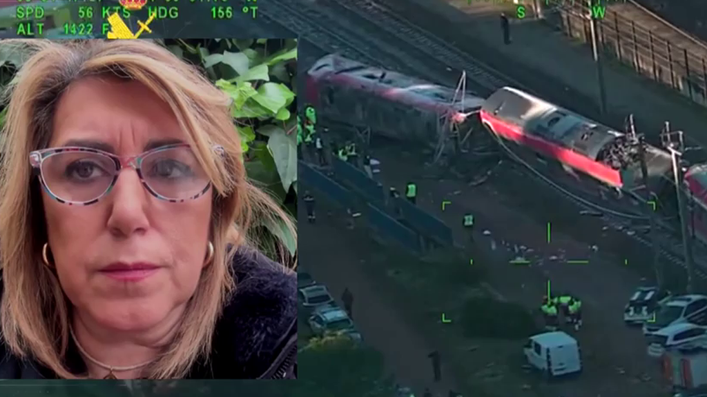 Susana Díaz, desolada con la muerte de un compañero en la tragedia de Adamuz