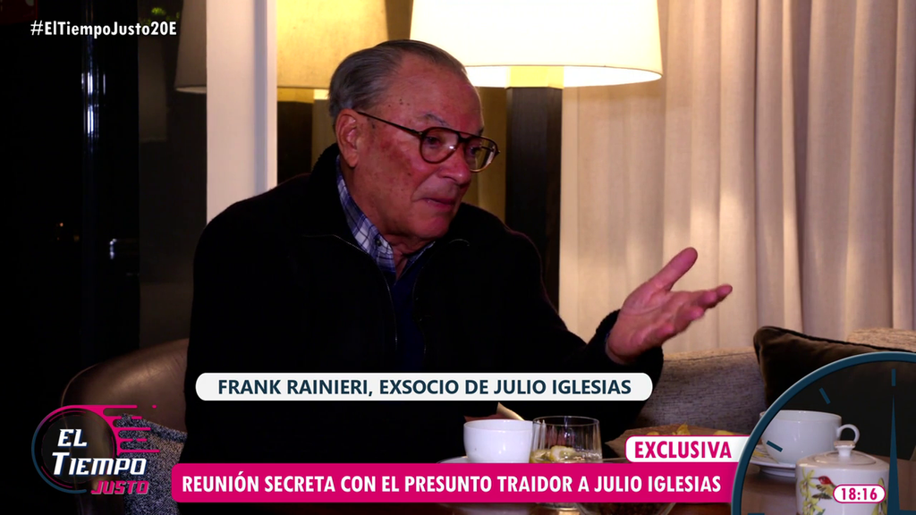 Así ha sido la entrevista con Frank Rainieri, presunto traidor de Julio Iglesias: "Me llamó preocupado"