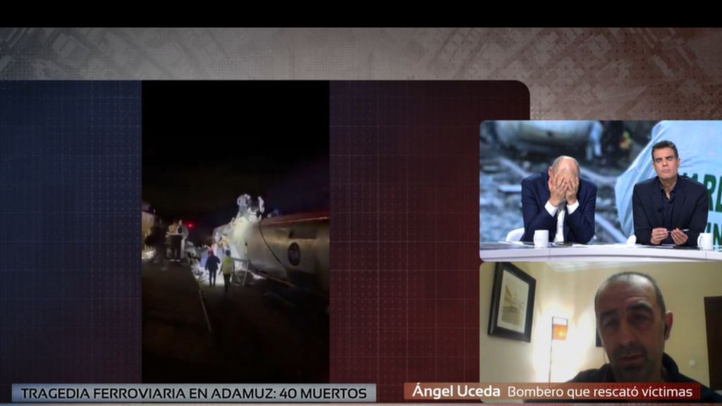 El duro testimonio de un bombero que rescató víctimas en Adamuz: "Falleció en nuestros brazos al sacarla"