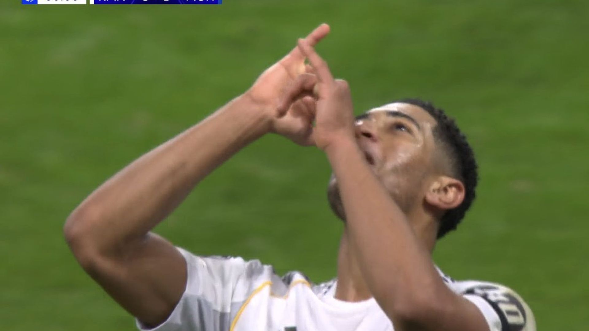 Jude Bellingham celebra su gol al Mónaco