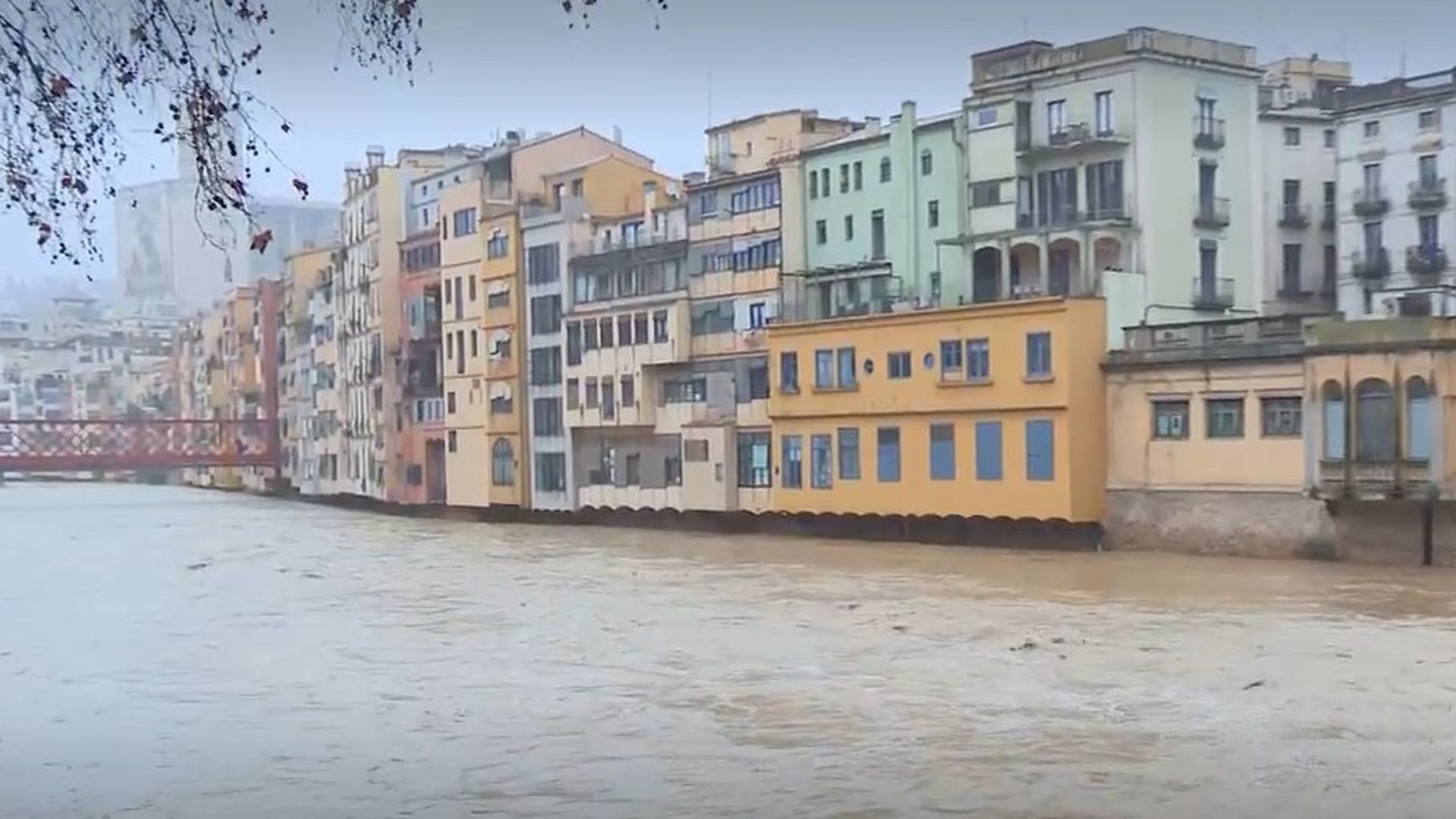 Los ríos asustan en Cataluña: la subida hace peligrar zonas habitables en Girona