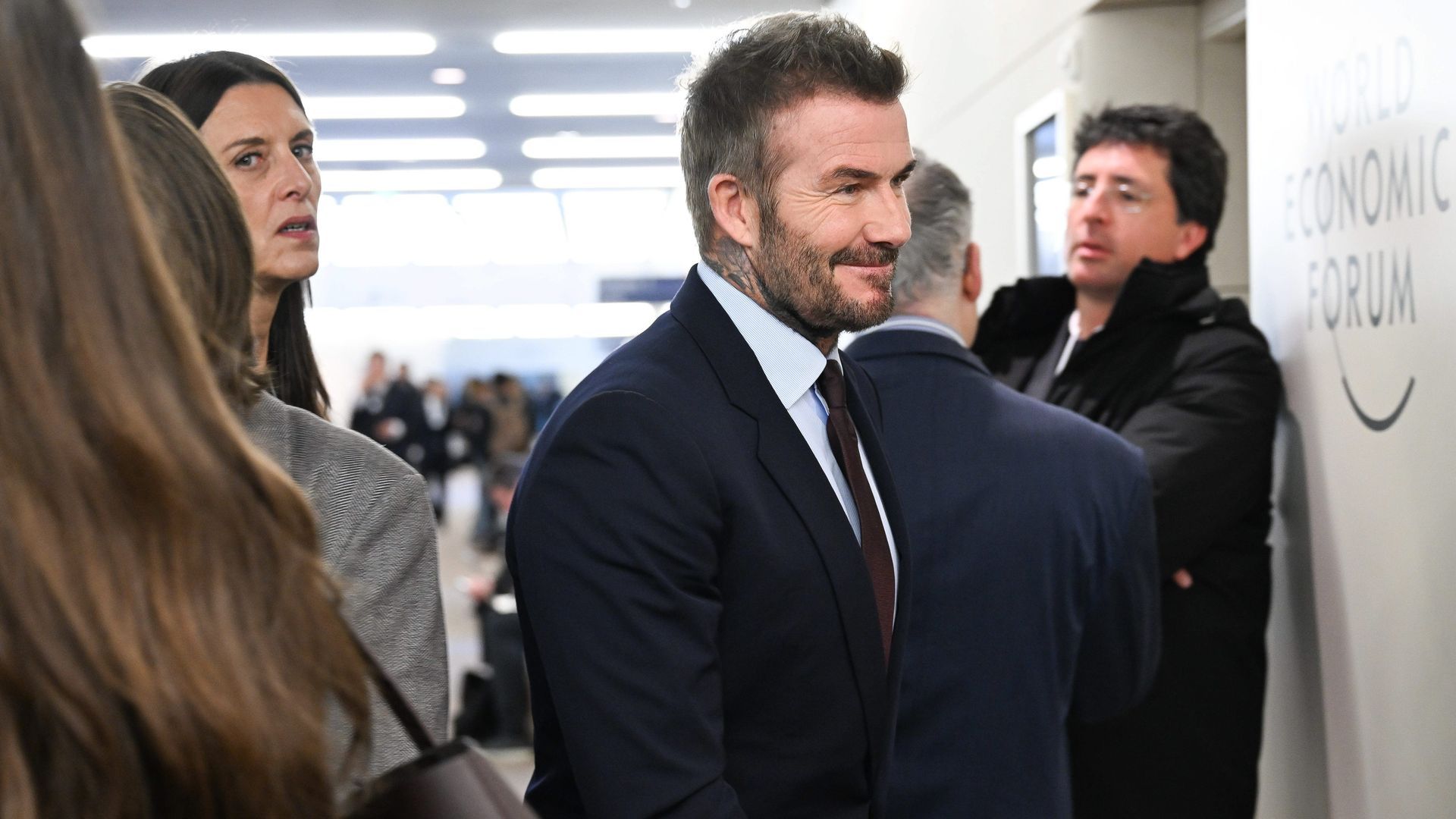 David Beckham ha preferido guardar silencio en su primera aparición tras las declaraciones de su hijo