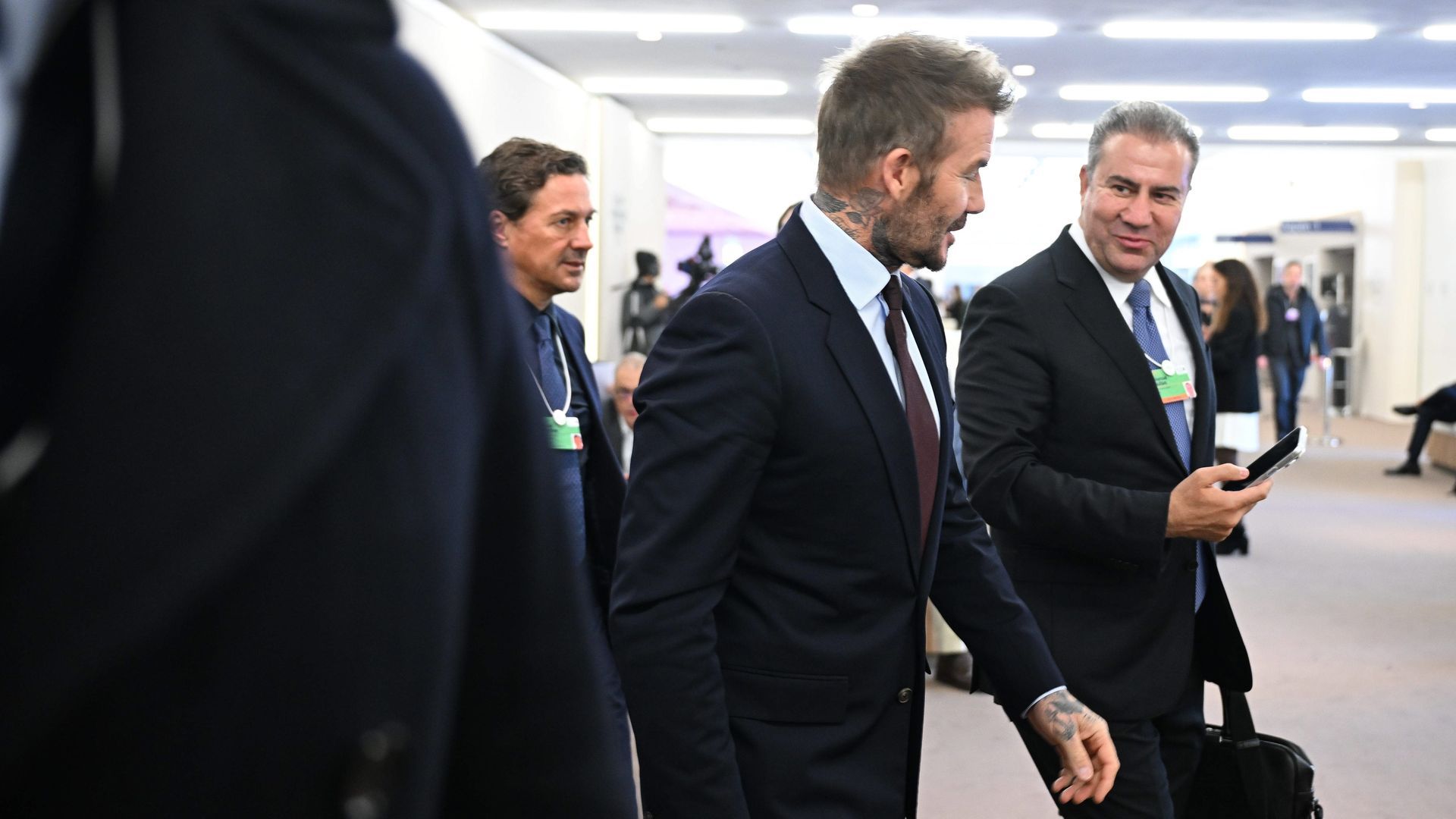 La reaparición de David Beckham tras las declaraciones de su hijo