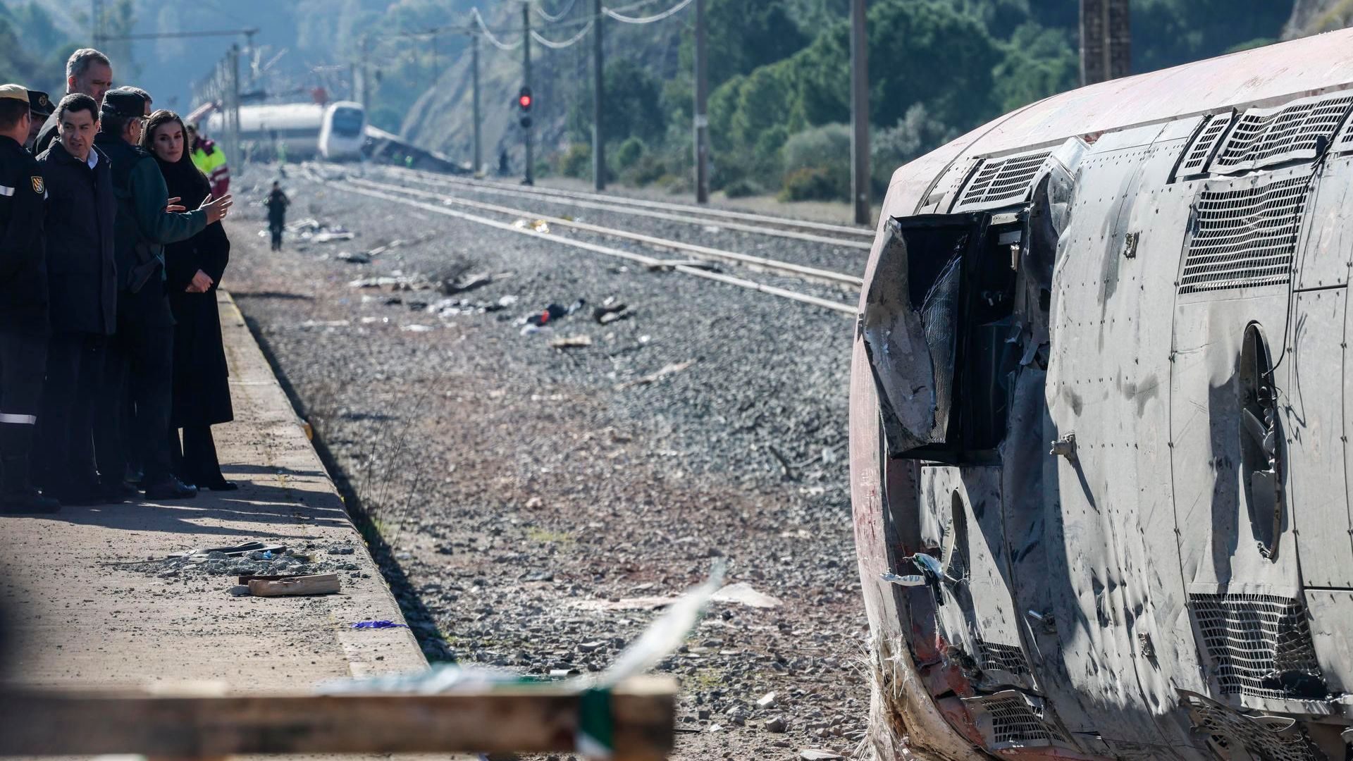 Los Reyes, en la zona cero de la tragedia de Adamuz