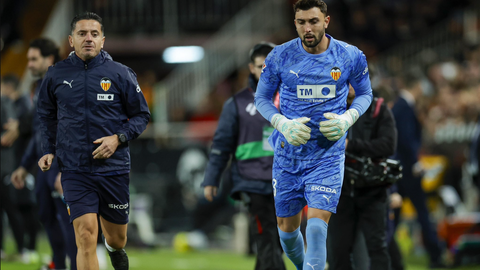 Cristian Rivero en Mestalla