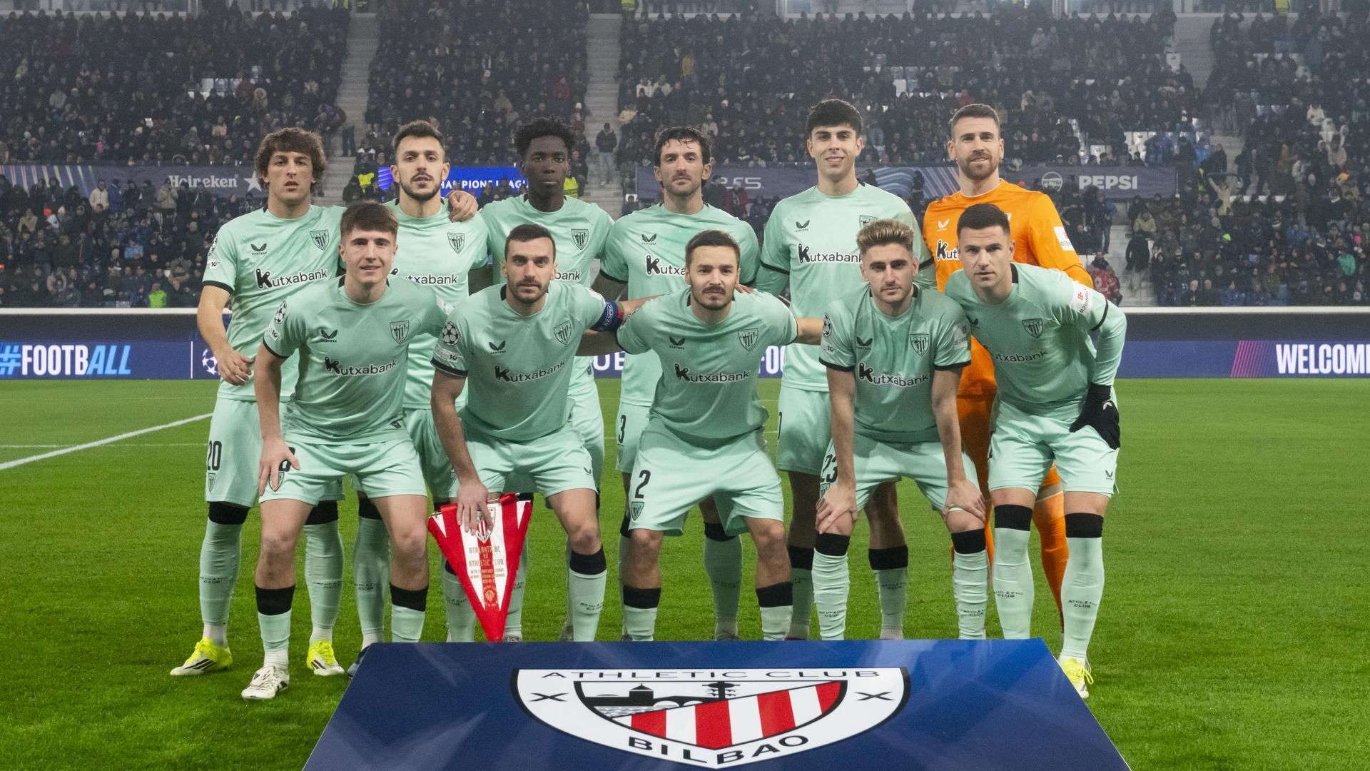 El once en la Champions League contra la Atalanta BC El once en la Champions League contra la Atalanta BC