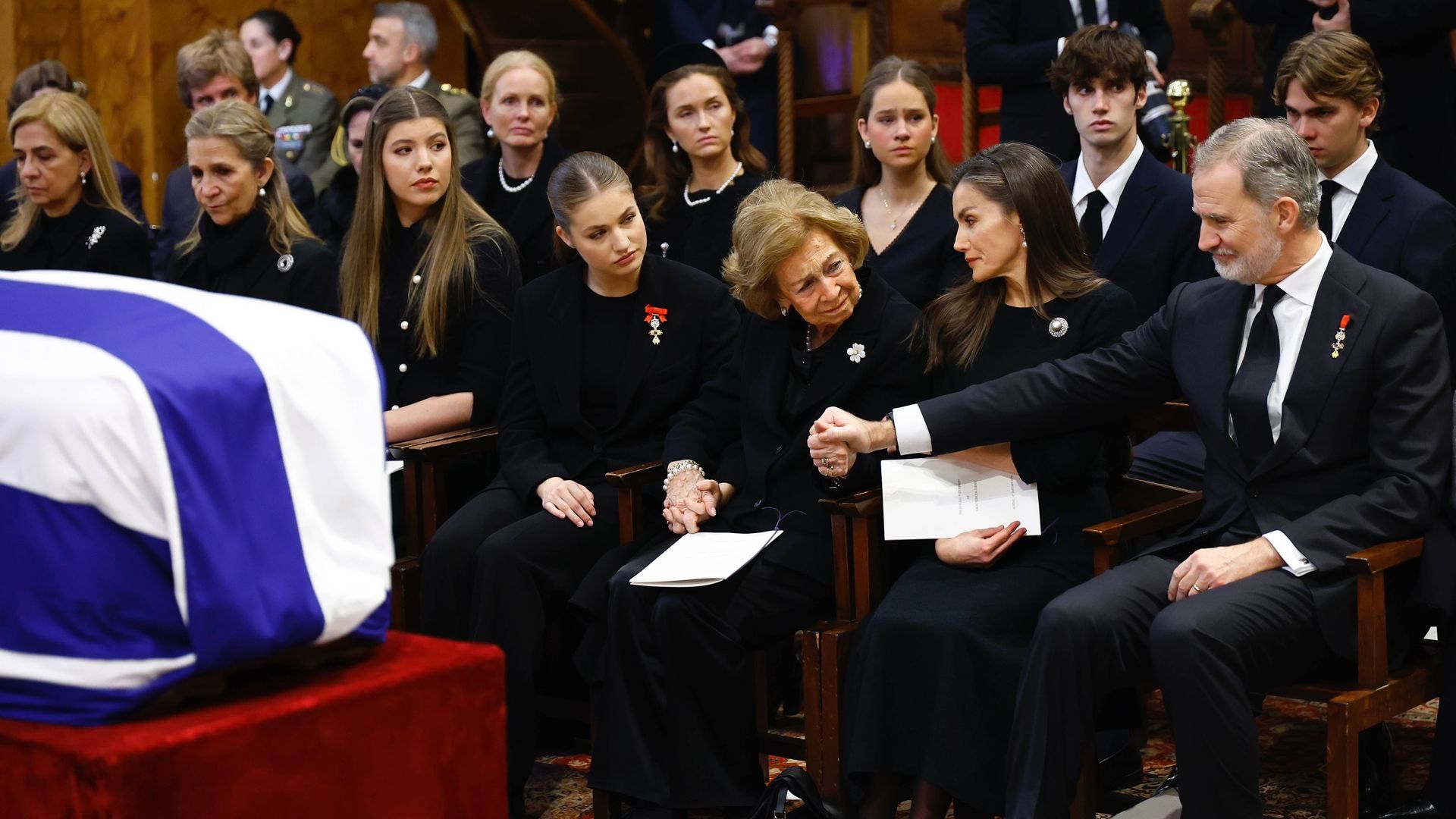 En el funeral de Irene de Grecia