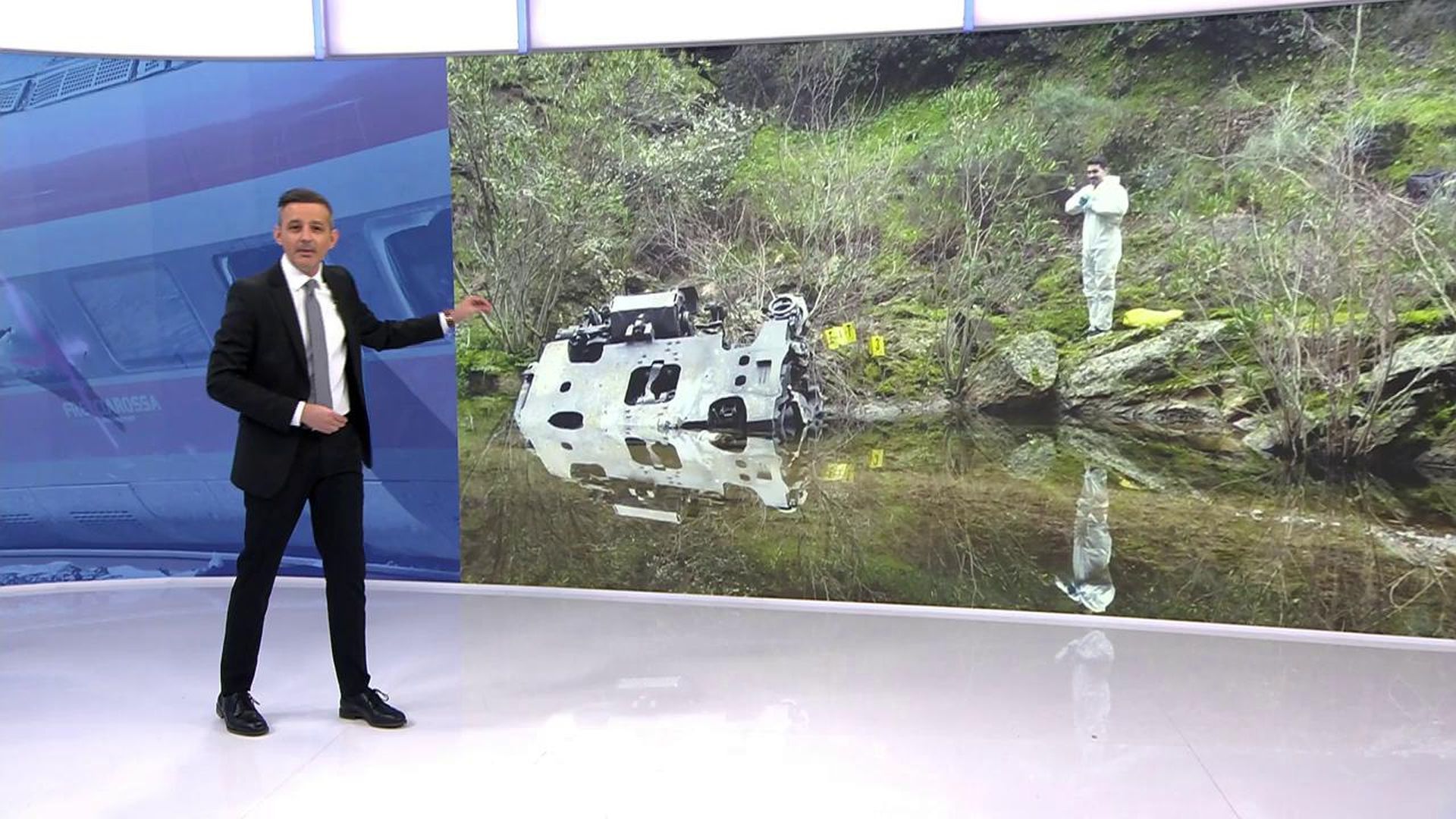 La imagen del bogie disparado en el accidente de Adamuz