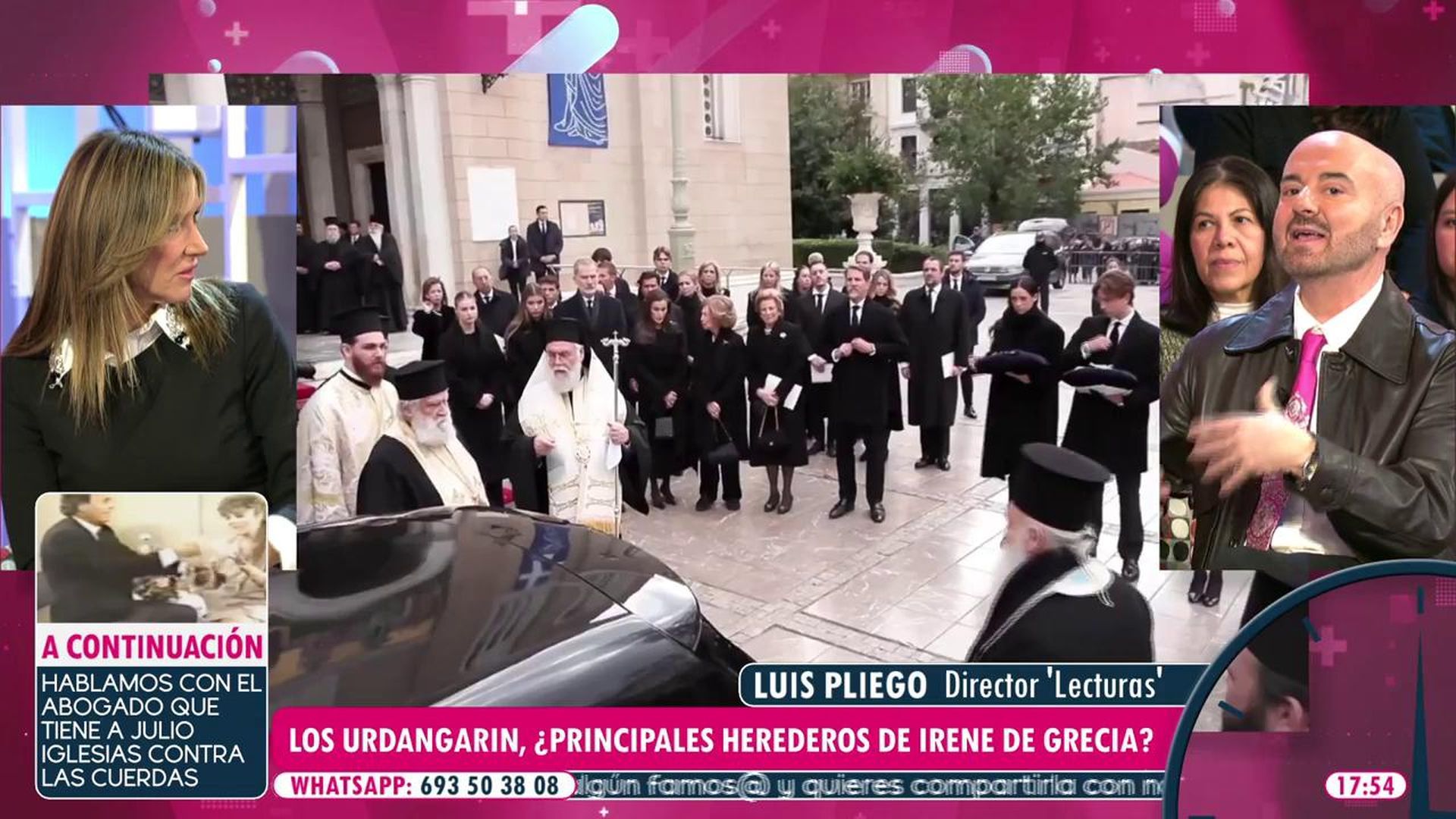 Luis Pliego explica la verdadera herencia de Irene de Grecia