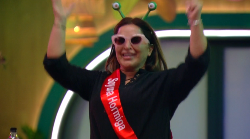 Raquel Salazar, en la fiesta