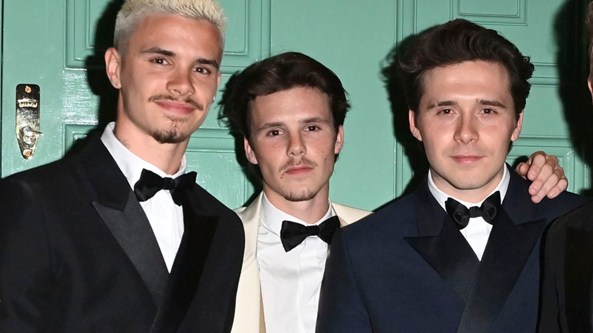 Romeo, Cruz y Brooklyn Beckham Romeo, Cruz y Brooklyn Beckham