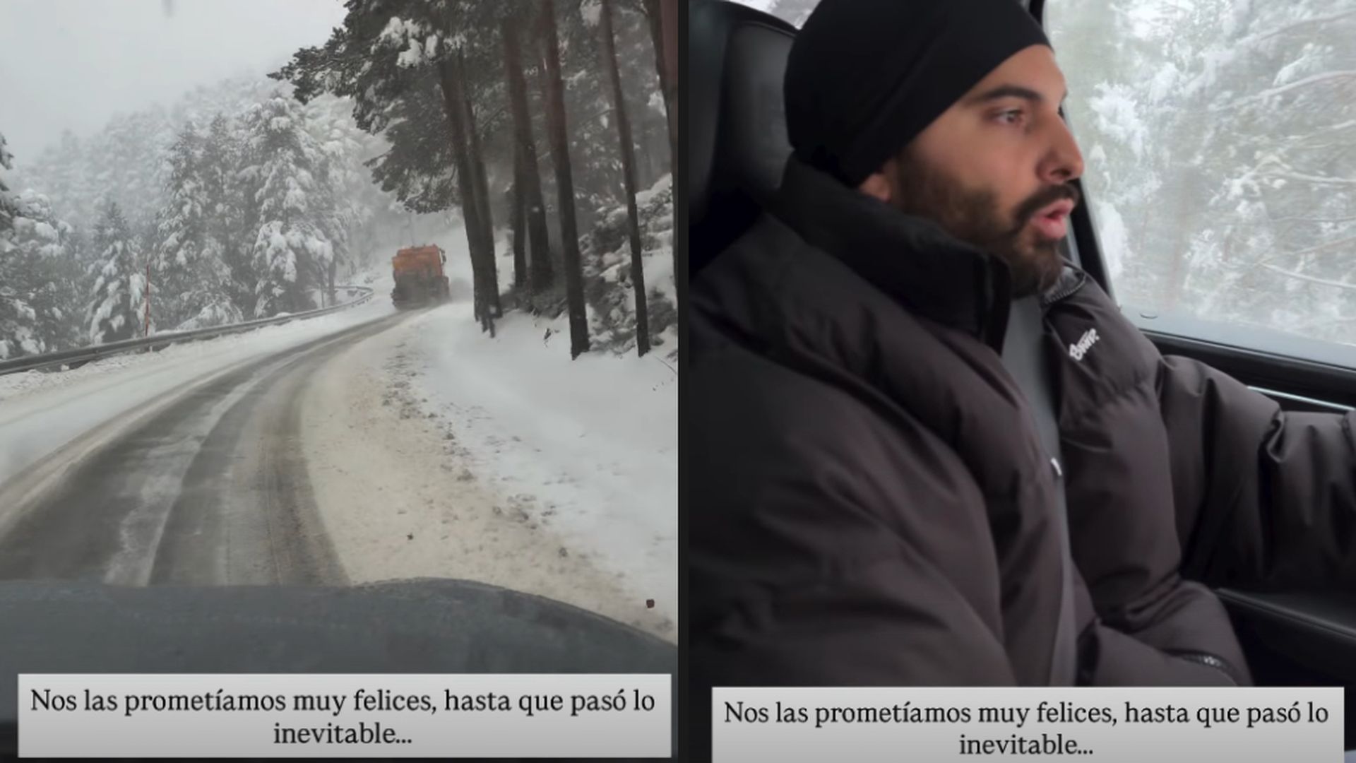 Suso Álvarez cuenta su susto en la nieve