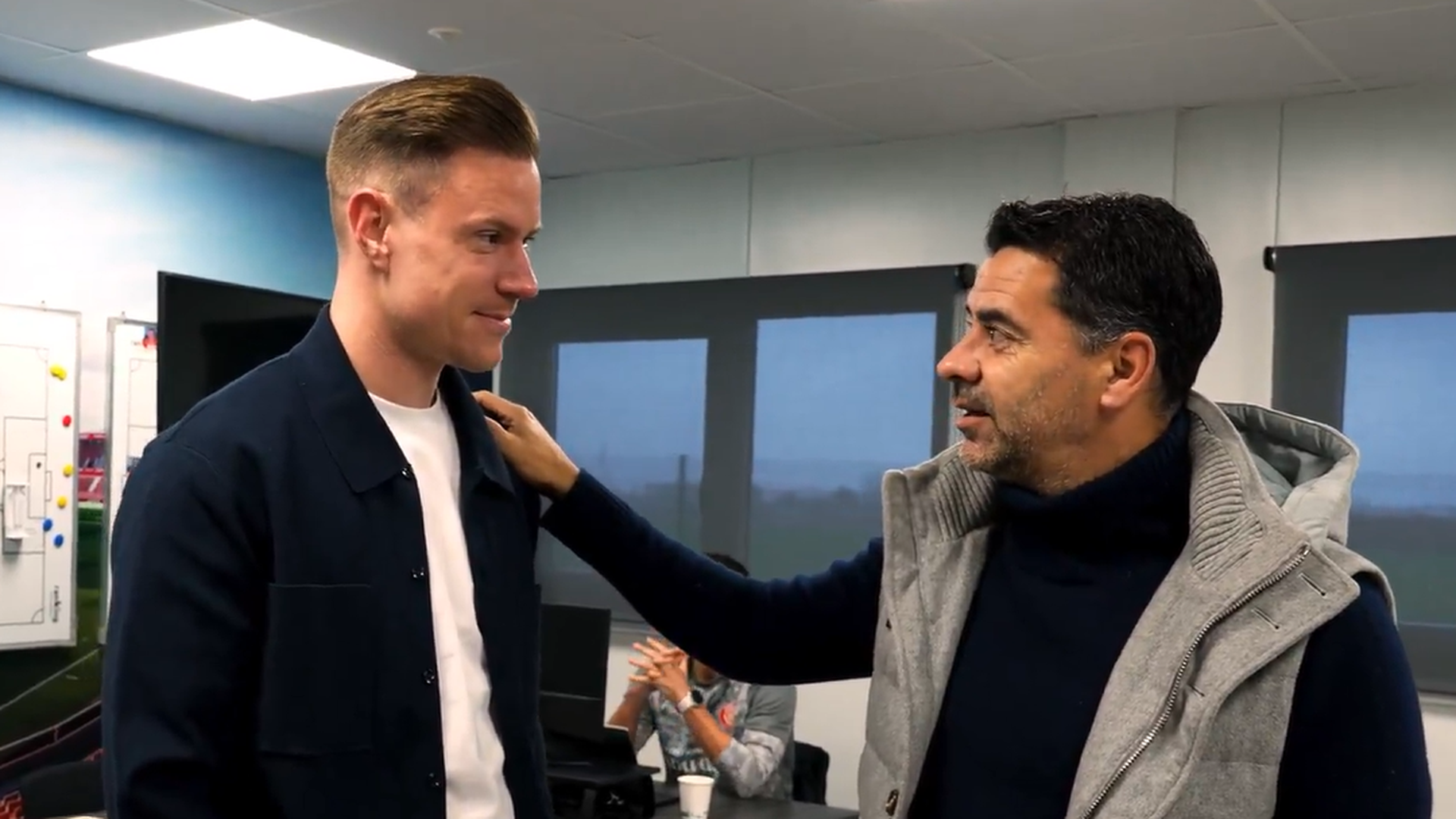 Ter Stegen y Míchel Sánchez Ter Stegen y Míchel Sánchez