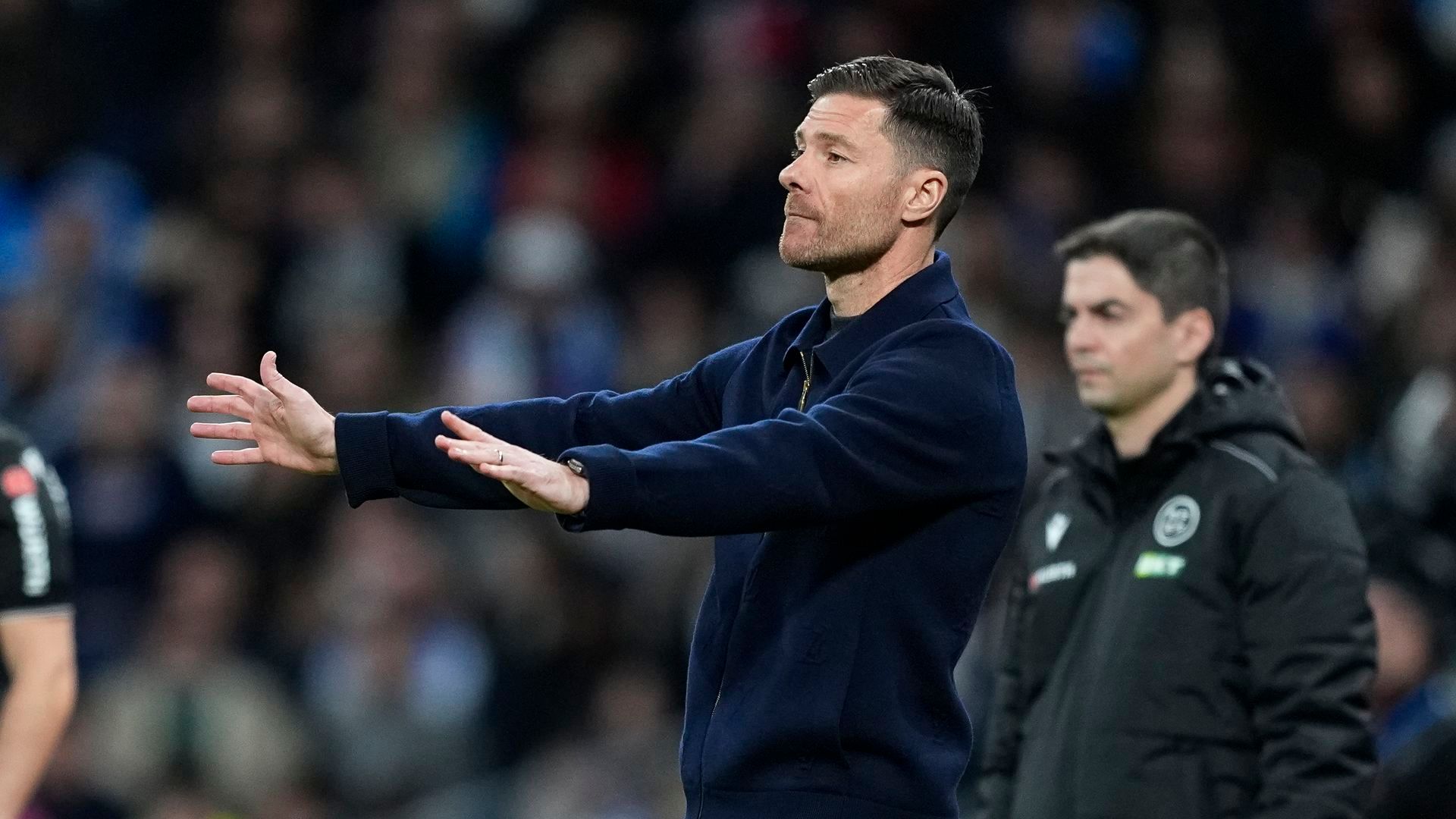 Xabi Alonso, durante un partido del Real Madrid