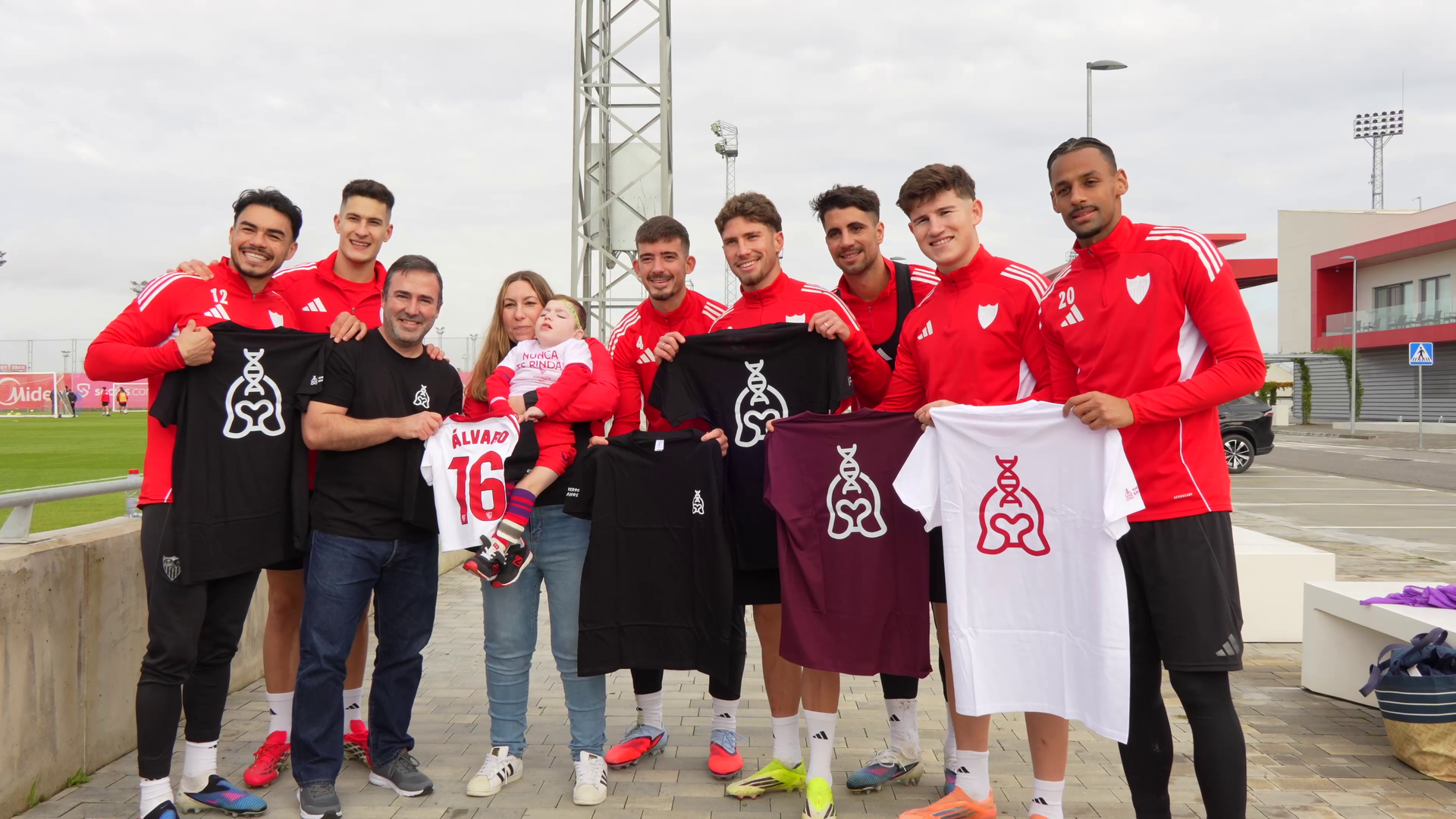 Álvaro Arqueros, en su visita al Sevilla