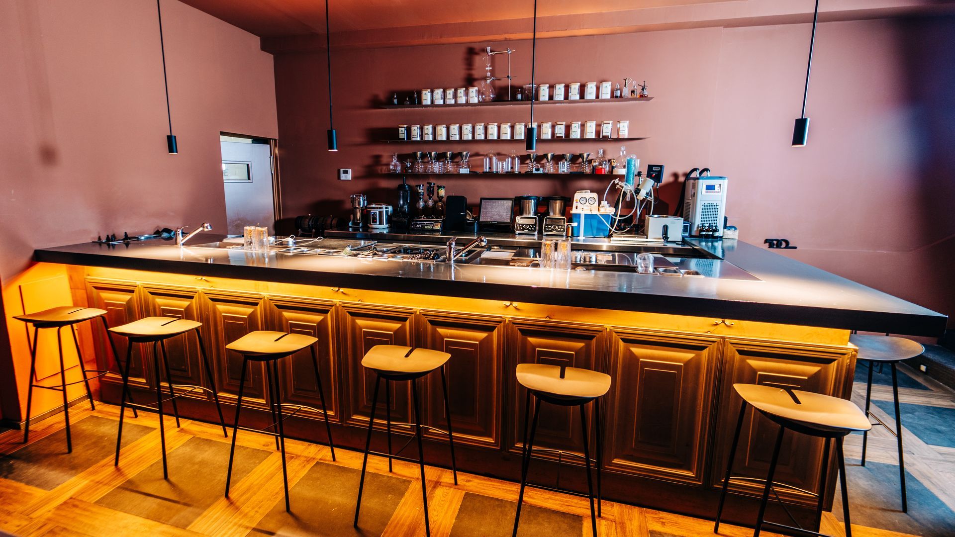 Barra de la gastrococteleria Angelita