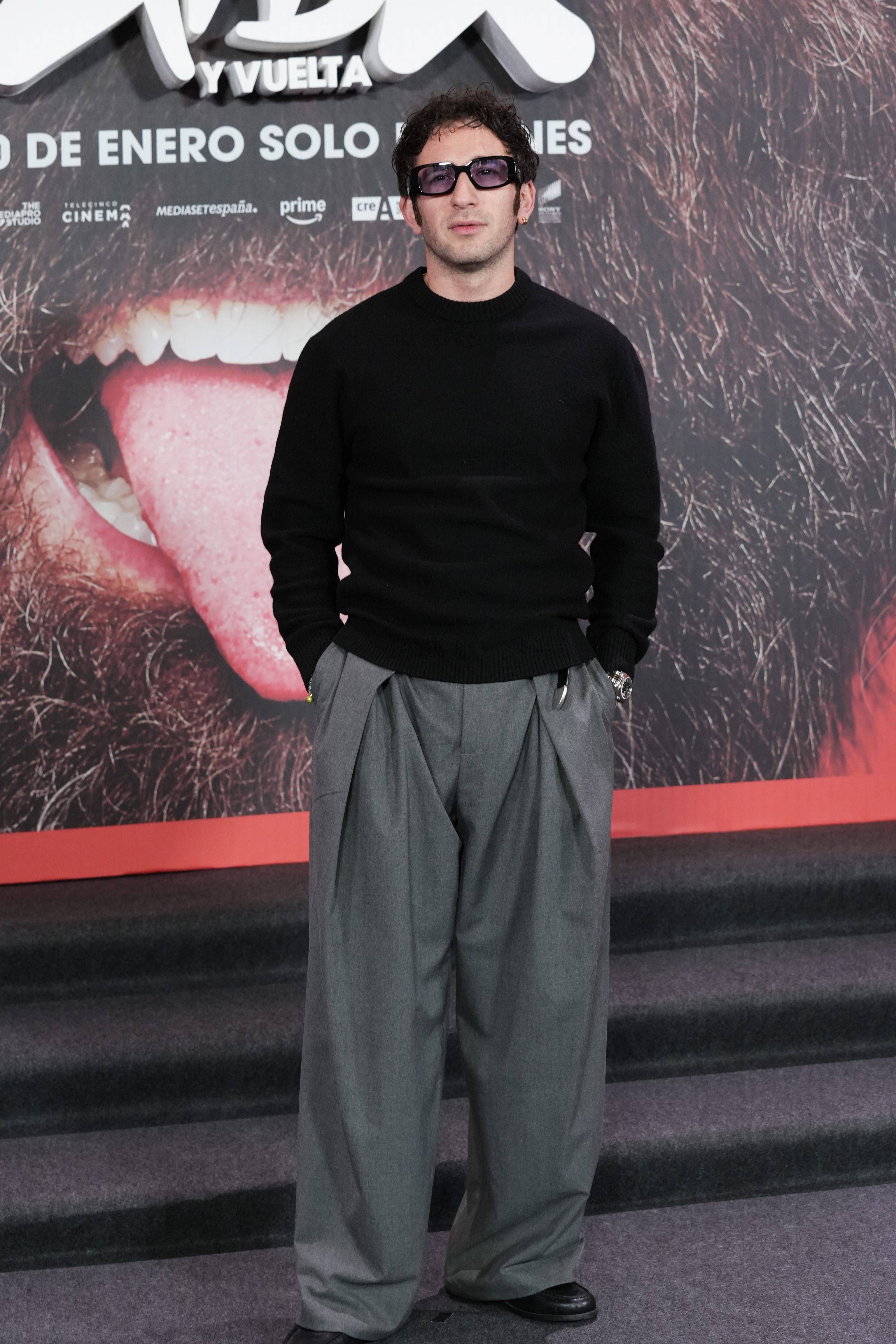 David Castillo, en la alfombra roja de 'Aída y vuelta’