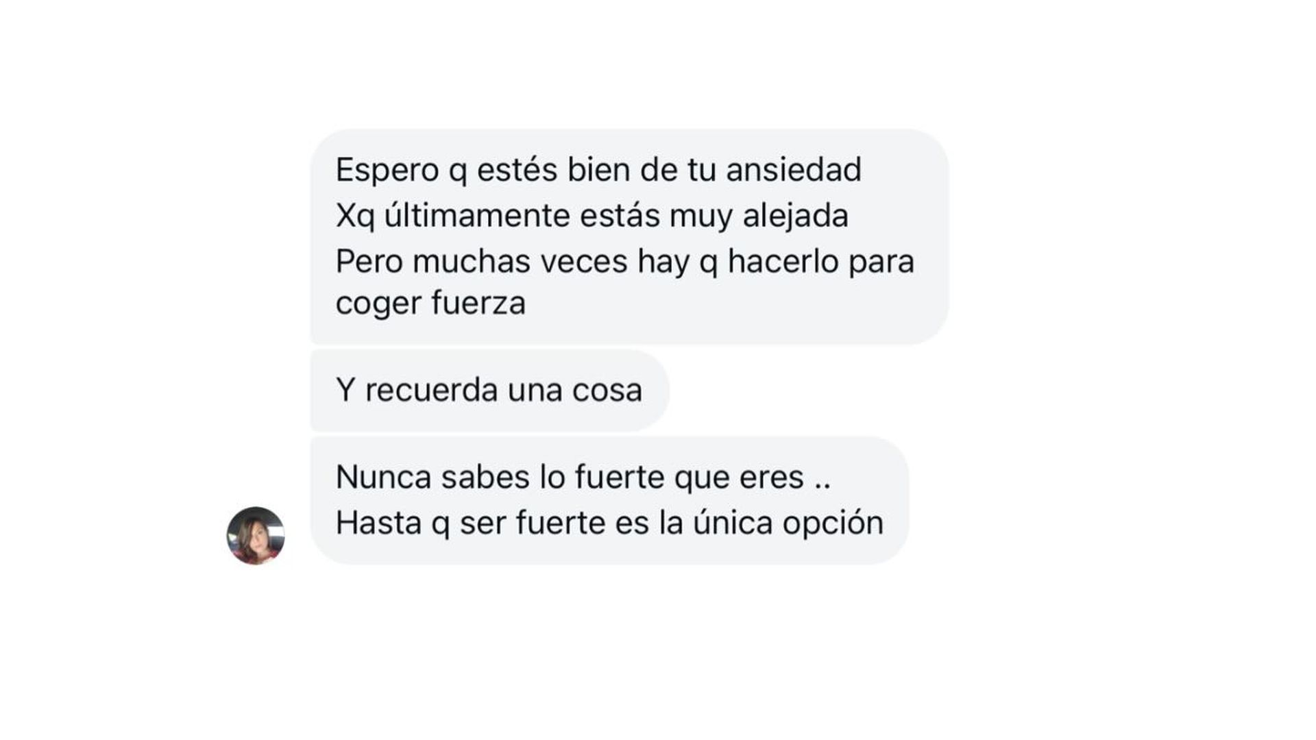 El mensaje de una seguidora de Ruth Basauri