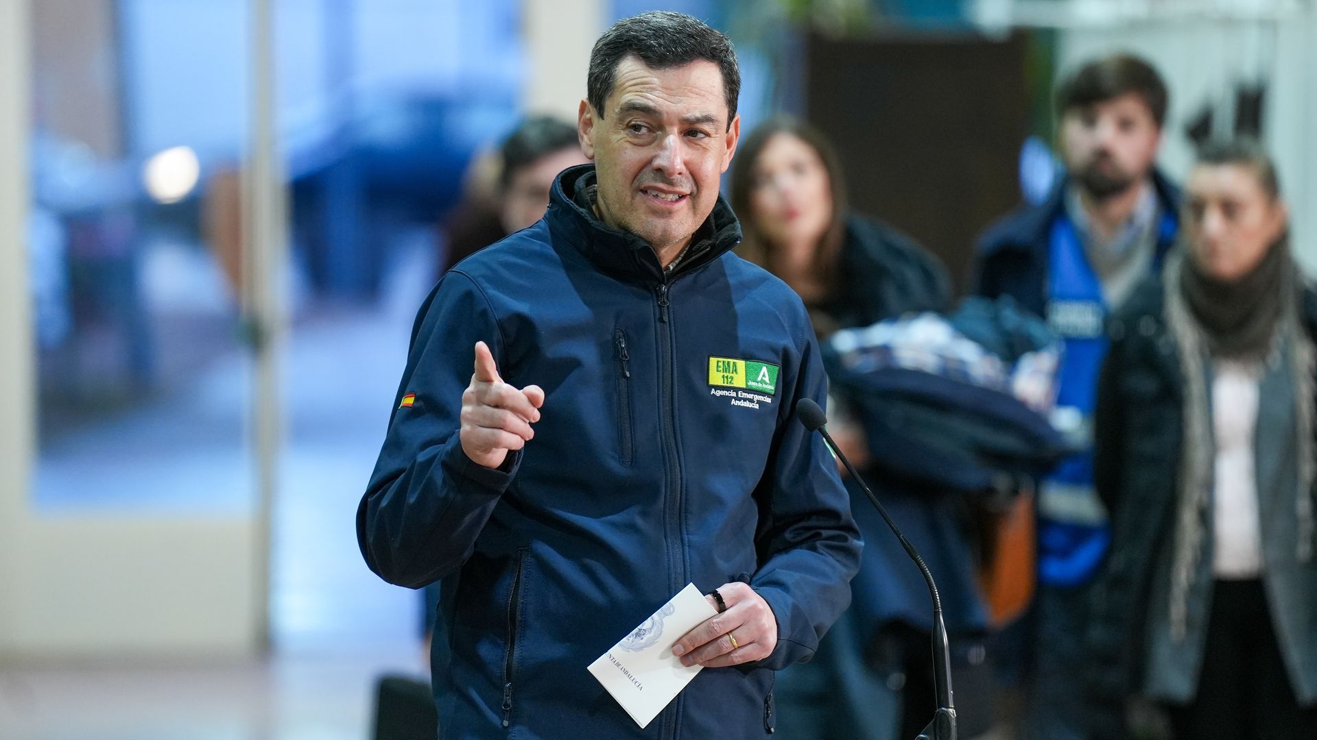 El presidente de la Junta de Andalucía, Juanma Moreno