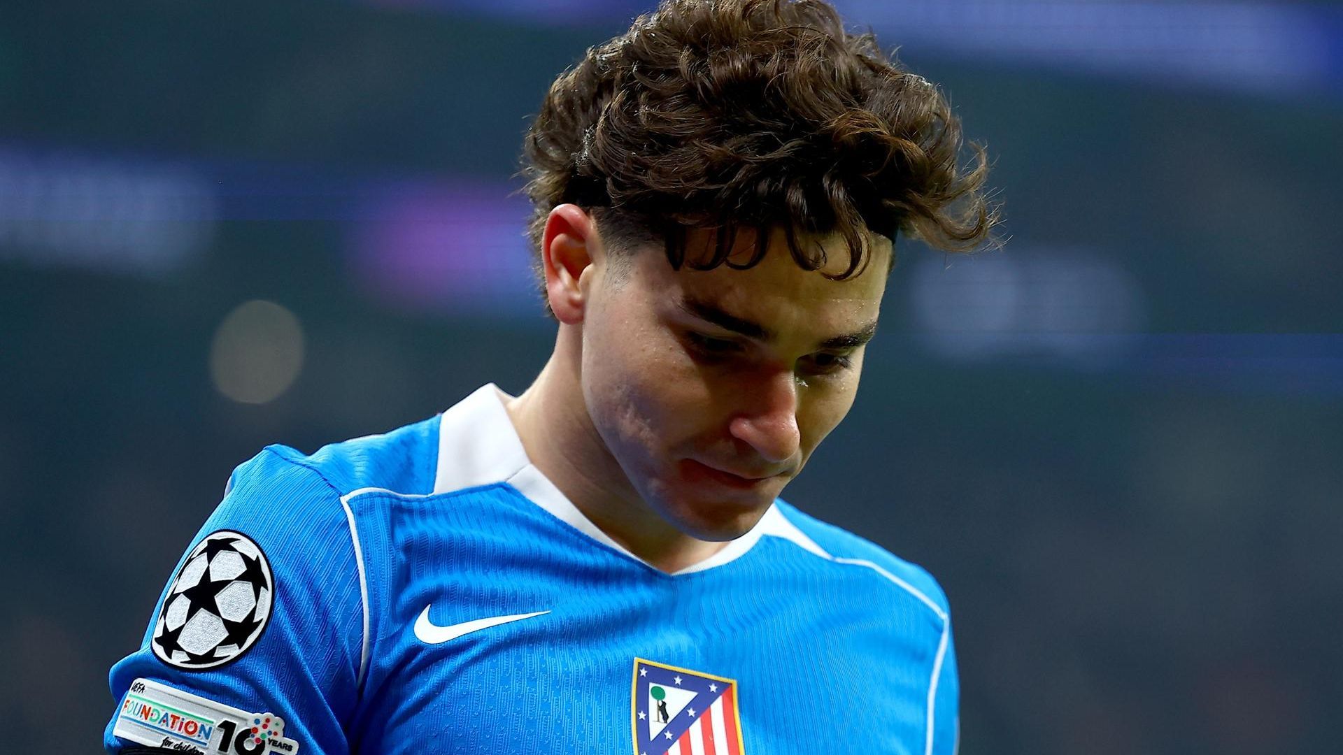 Julián Álvarez durante el partido contra el Galatasaray