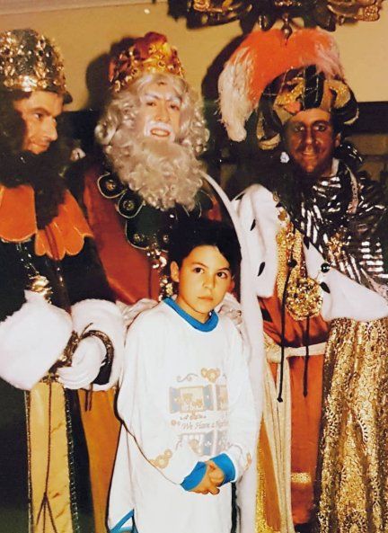 Kiko en una imagen de su infancia