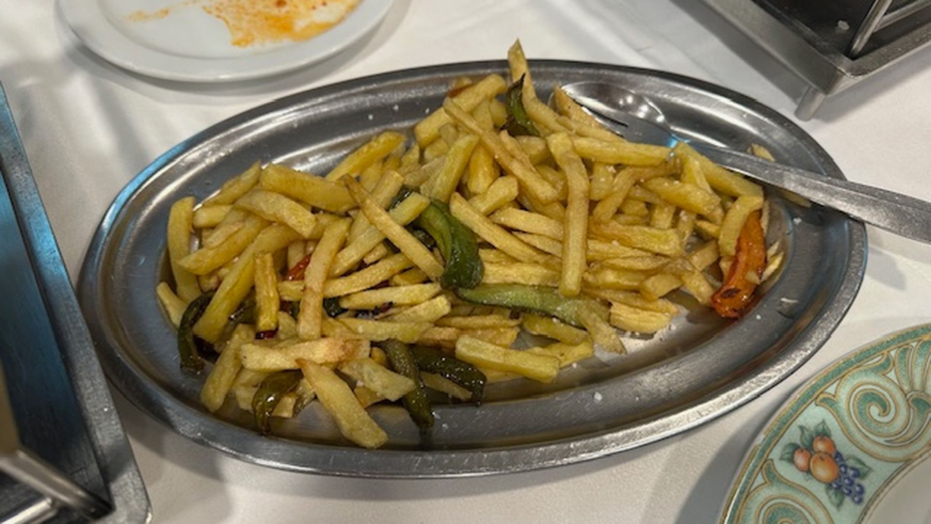 Las patatas fritas con pimientos de San Blas