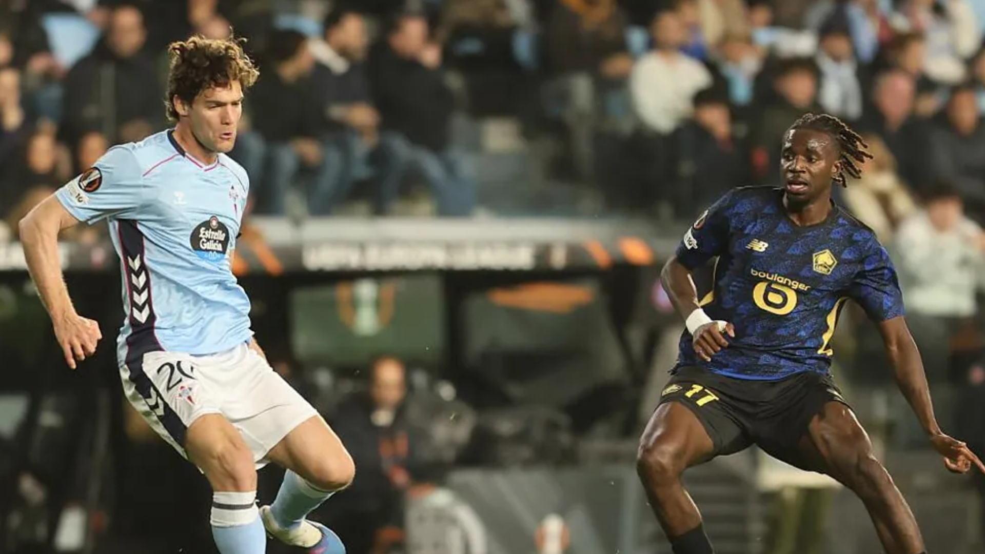 Marco Alonso ante el Lille