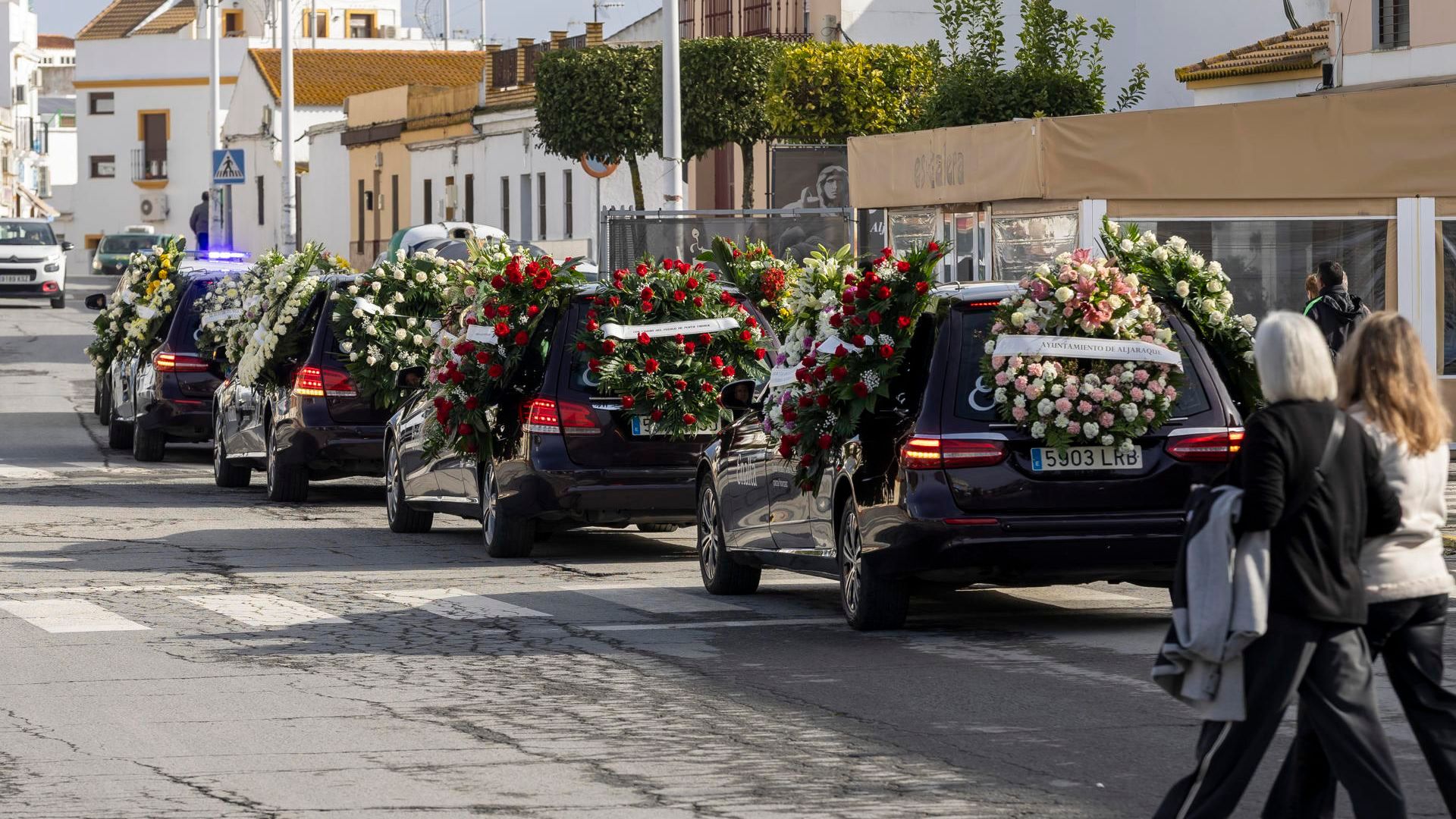 Misa funeral en memoria de los cuatro miembros de la familia Zamorano-Álvarez, fallecidos en el accidente de tren de Adamuz