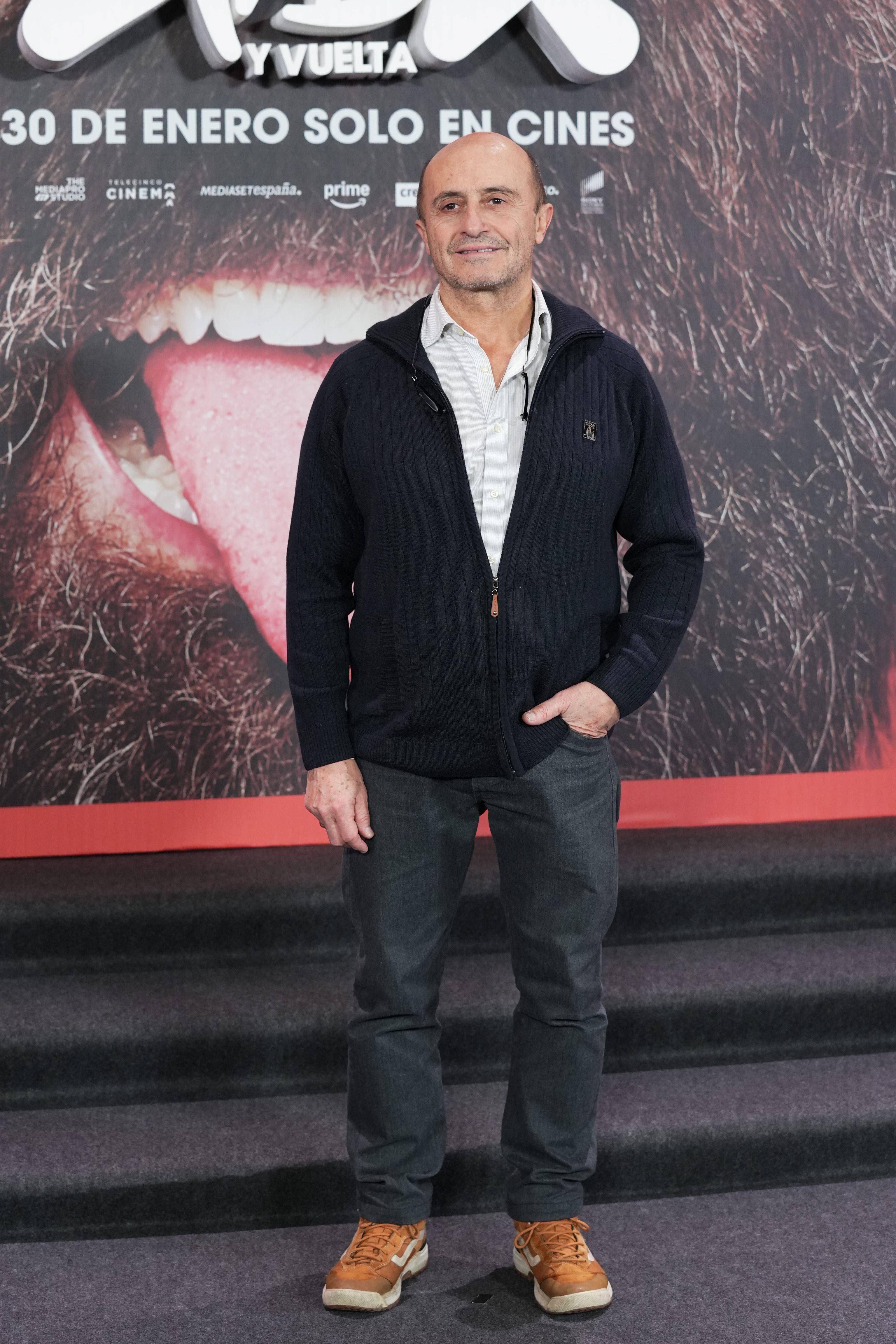 Pepe Viyuela, en la alfombra roja de 'Aída y vuelta’