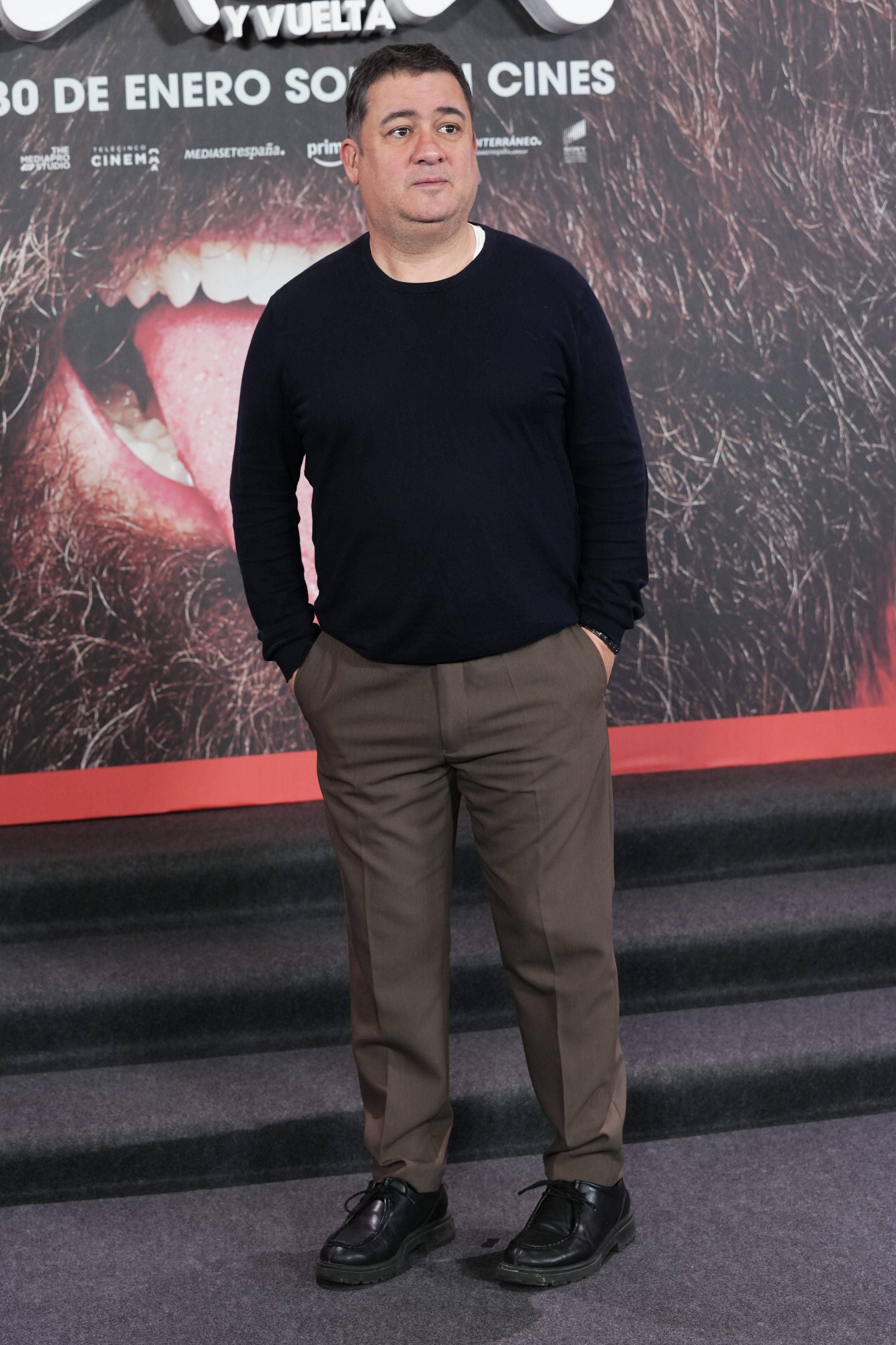 Secun de la Rosa, en la alfombra roja de 'Aída y vuelta’