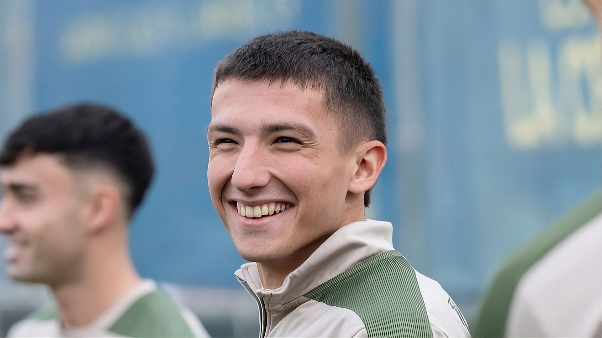 Thiago Fernández, jugador del Villarreal, en un entrenamiento