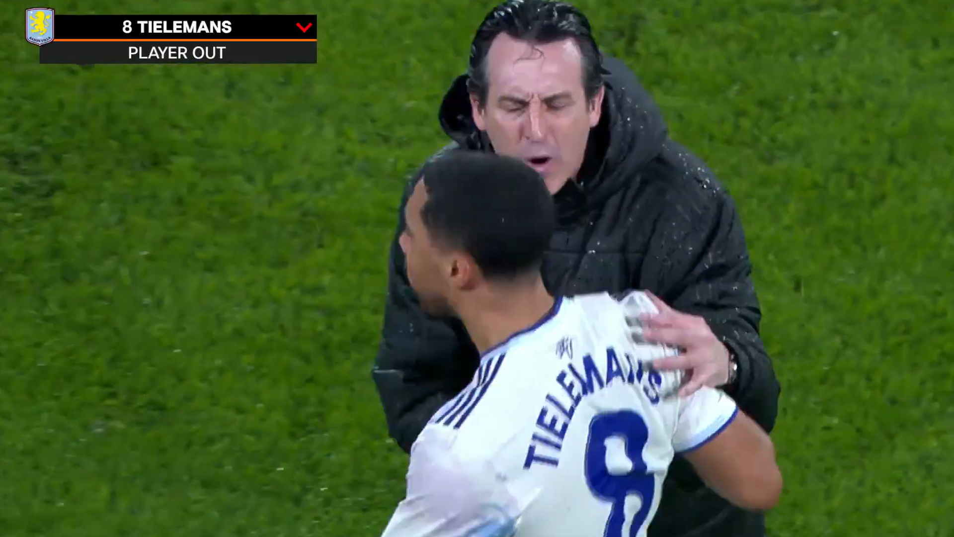 Unai Emery y el cabreo con Tielemans tras recriminarle el cambio Unai Emery y el cabreo con Tielemans tras recriminarle el cambio
