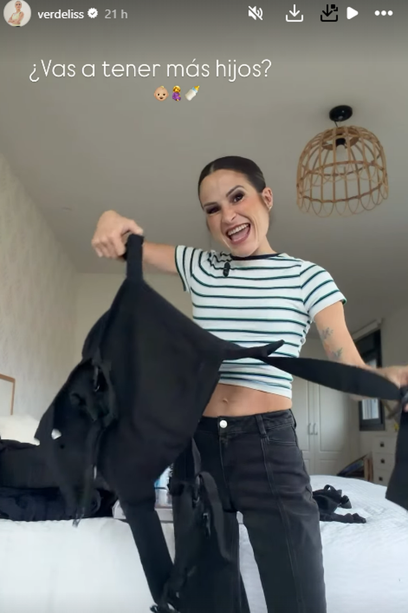 Verdeliss aclara a sus seguidores si piensa en tener más hijos después de su último embarazo