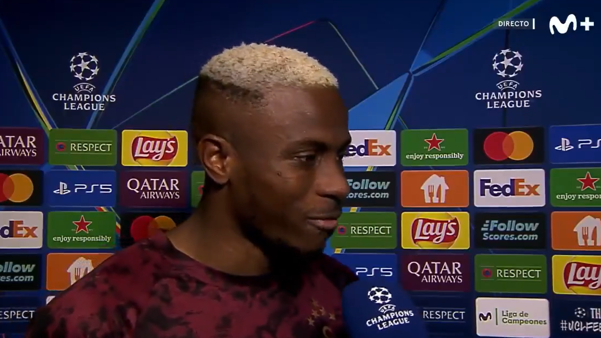 Victor Osimhen, tras el Galatasaray-Atlético Victor Osimhen, tras el Galatasaray-Atlético