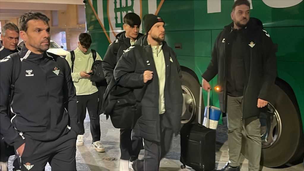 Llegada del Betis desde Grecia