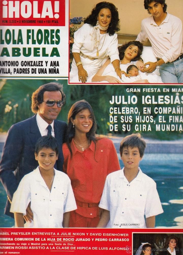 Antonio Flores y Ana Villa presentan a su hija Alba junto a 'La Faraona'