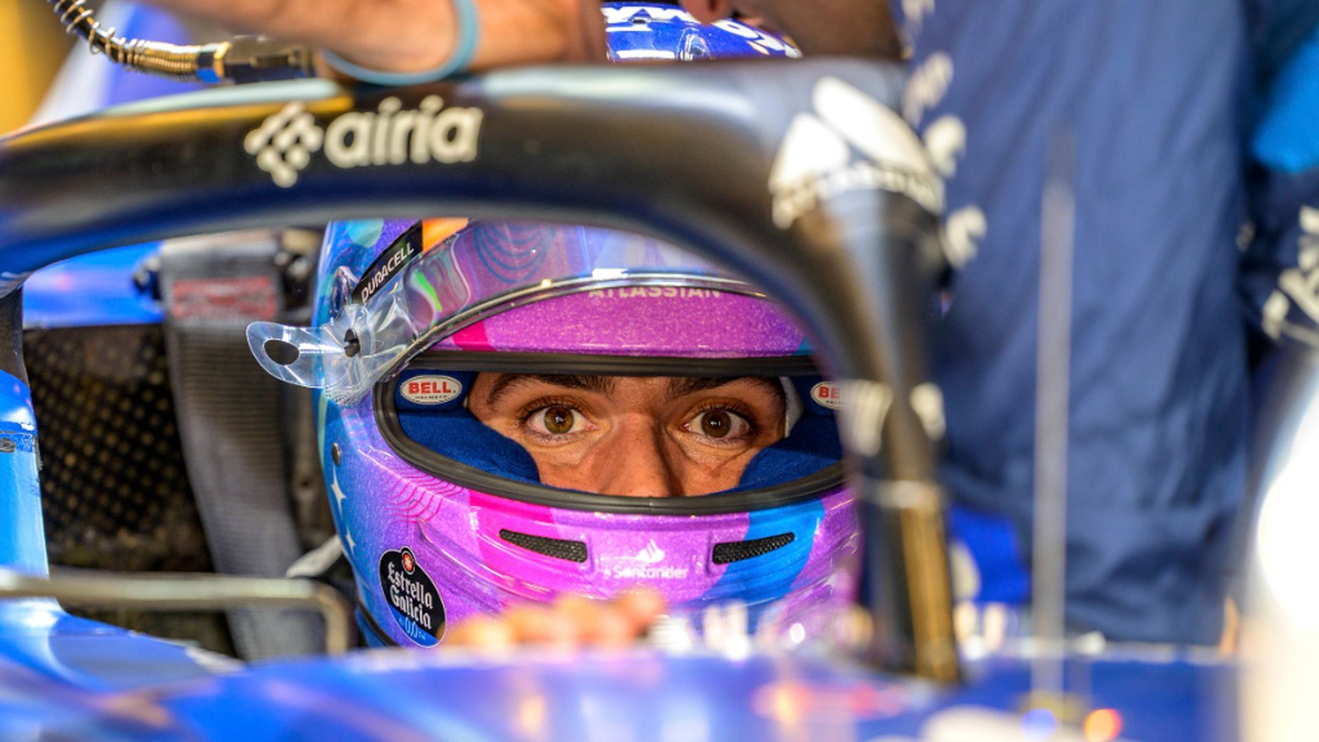 Carlos Sainz, durante el 2025 con Williams