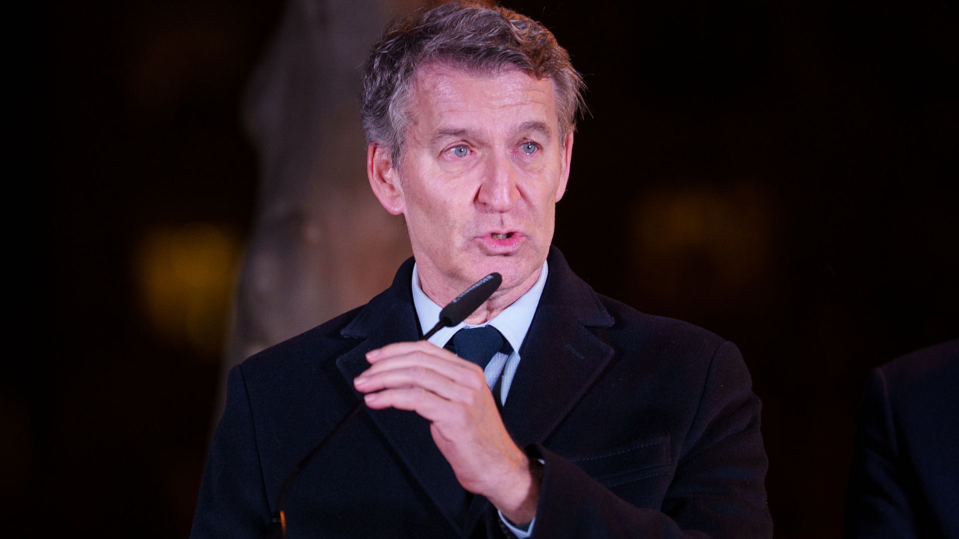 El presidente popular, Alberto Núñez Feijóo