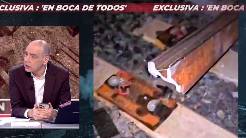 Exclusiva | Las imágenes de los raíles rotos tras el descarrilamiento de trenes grabado por un testigo del accidente