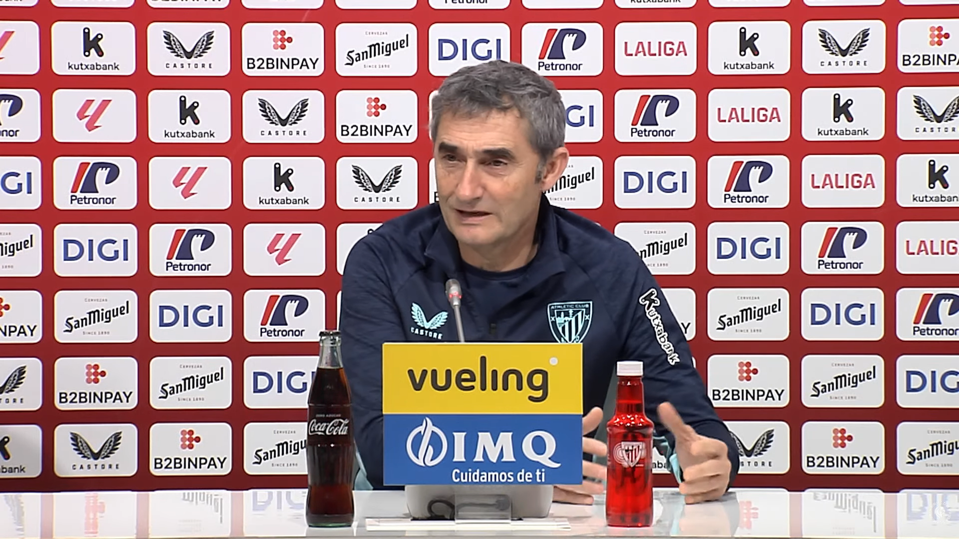 Ernesto Valverde, en sala de prensa Ernesto Valverde, en sala de prensa
