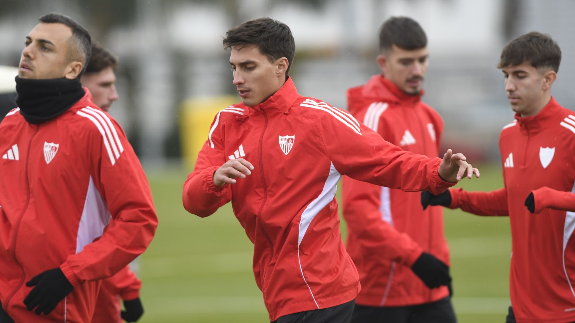 Fede Gattoni, en el entrenamiento Fede Gattoni, en el entrenamiento