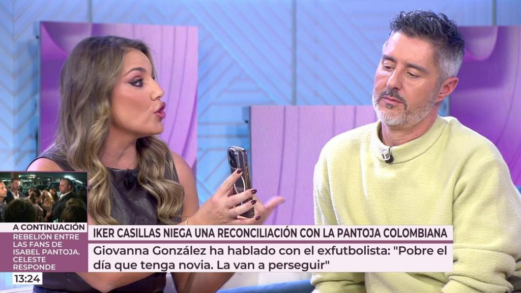 Giovanna González, "descolocada" con la foto que le ha enviado Iker Casillas