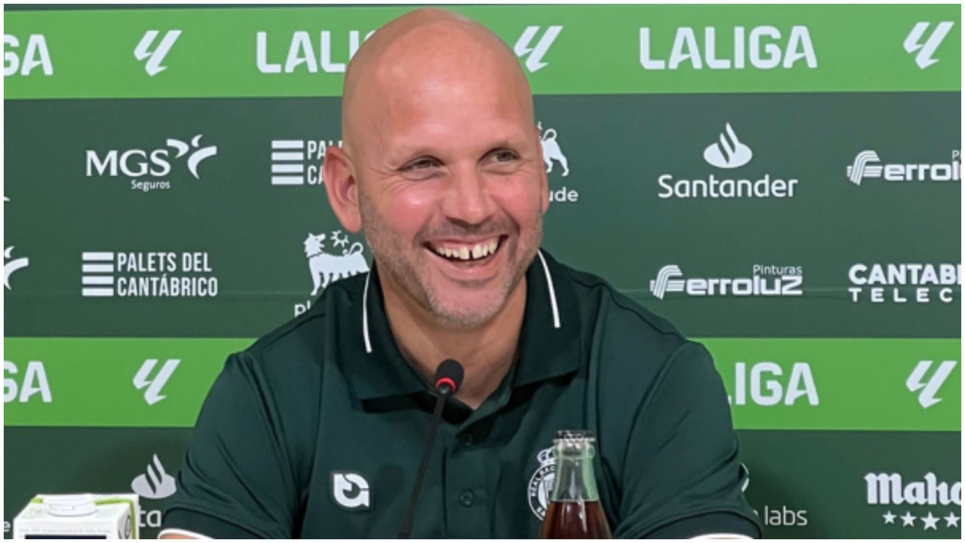 José Alberto, entrenador del Racing de Santander