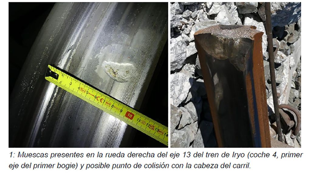 El primer informe de los investigadores sobre el accidente ferroviario de Adamuz apunta a la rotura del carril