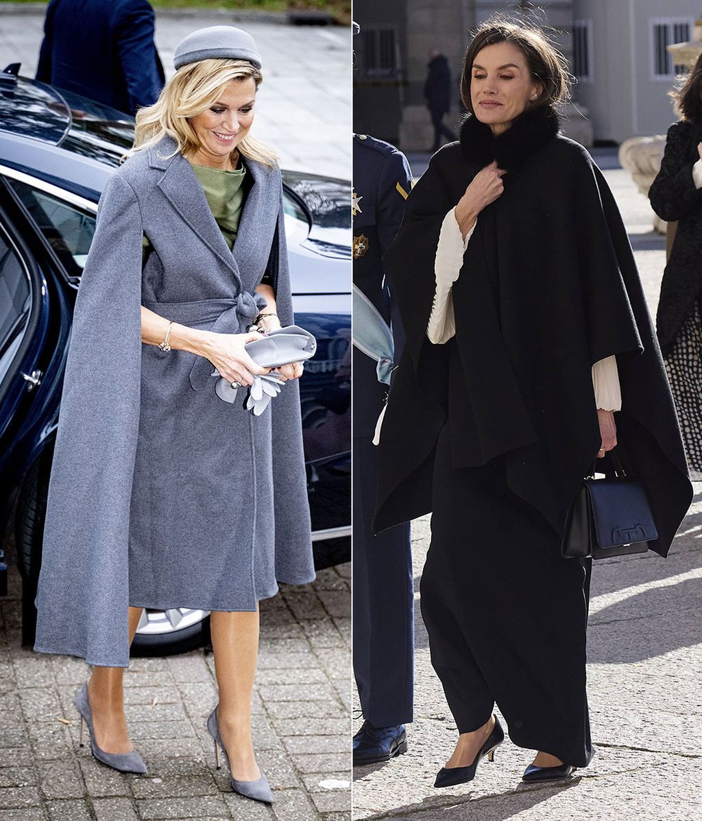 Maxima y Letizia, eligen las capas