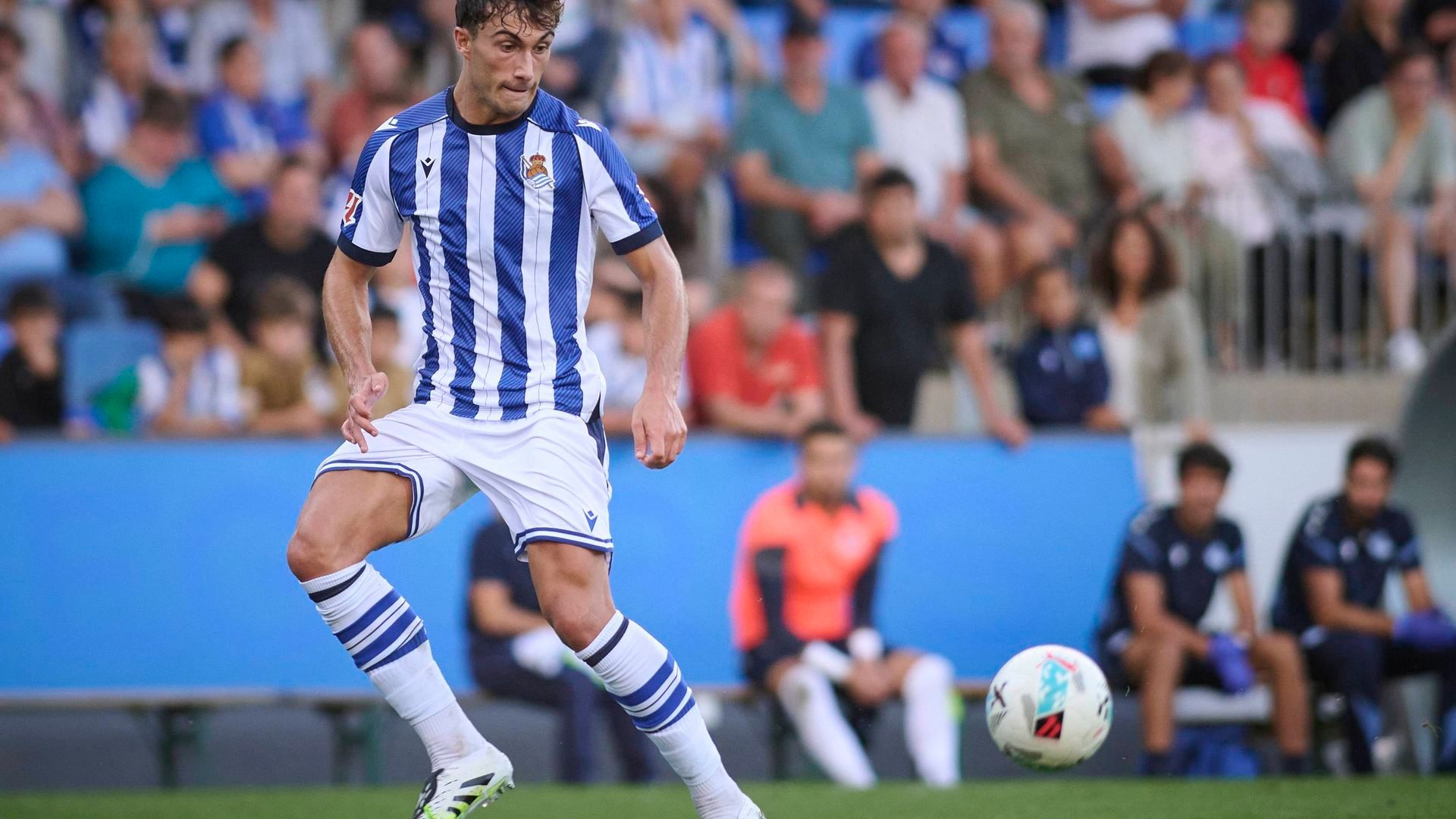 Mikel Goti, jugador de la Real Sociedad