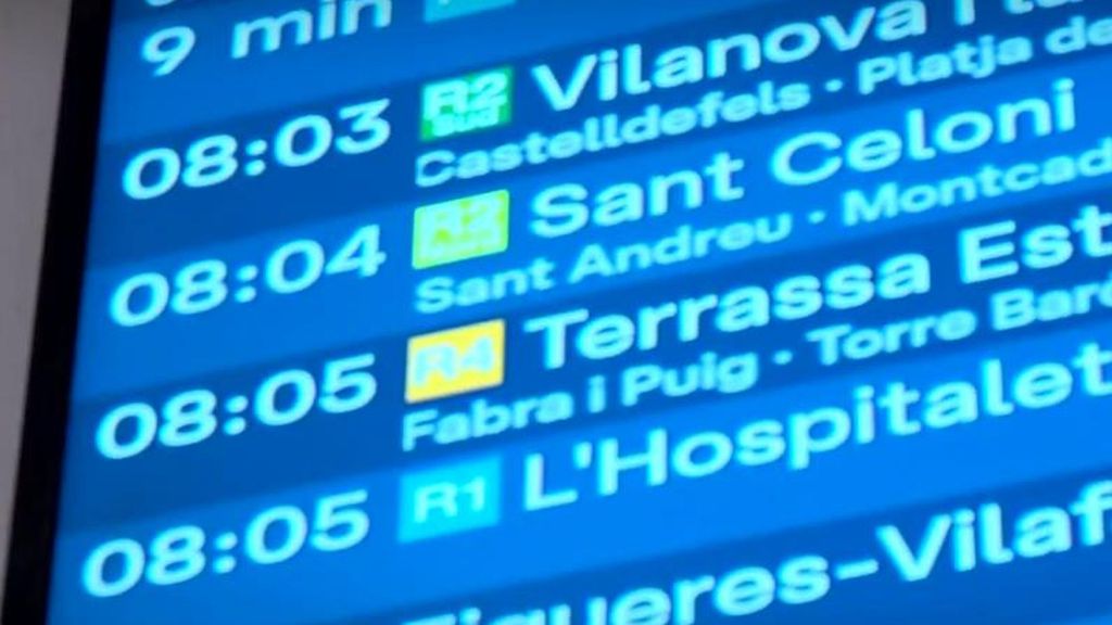 Rodalies restablece de forma progresiva el servicio de cercanías en Cataluña tras dos días suspendido por el accidente mortal de Gelida, Barcelona