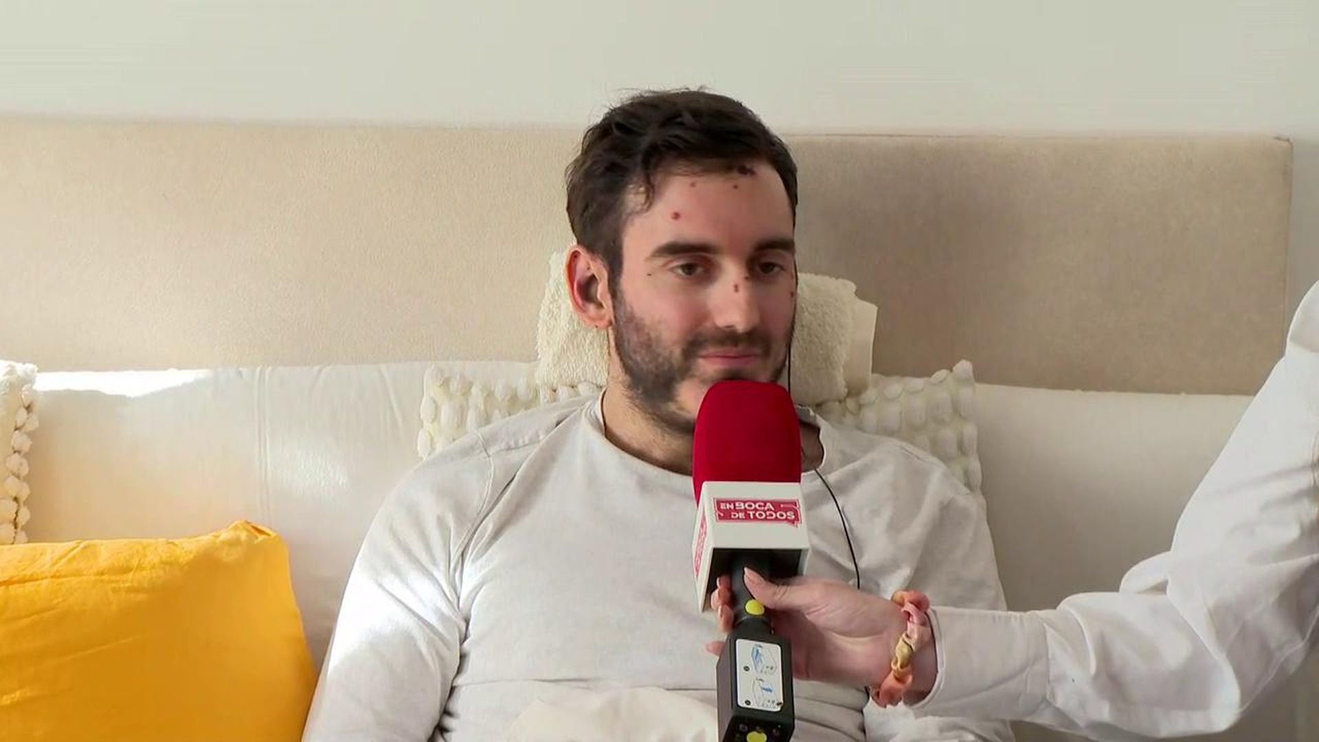 Santiago, superviviente del tren descarrilado