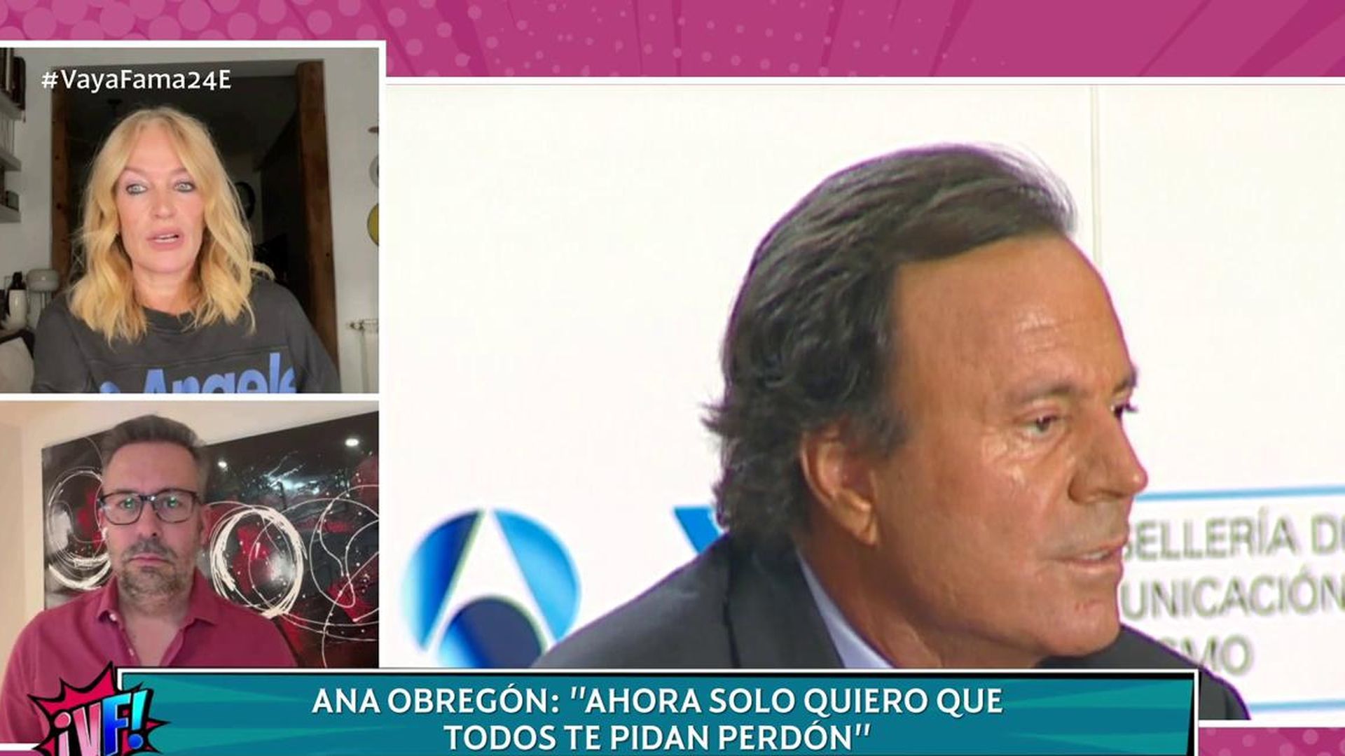 Almudena del Pozo y Kike Calleja en '¡Vaya fama!'