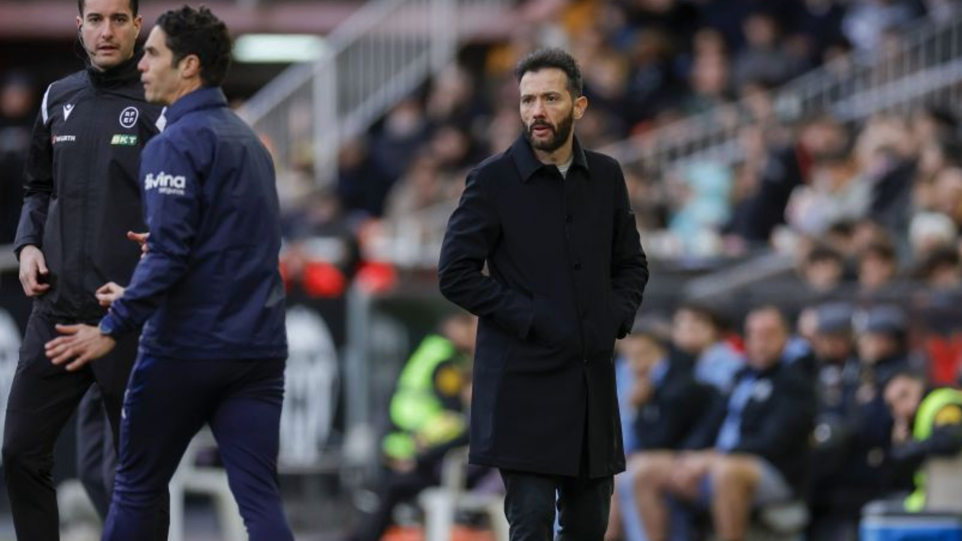 Carlos Corberán ante el Espanyol